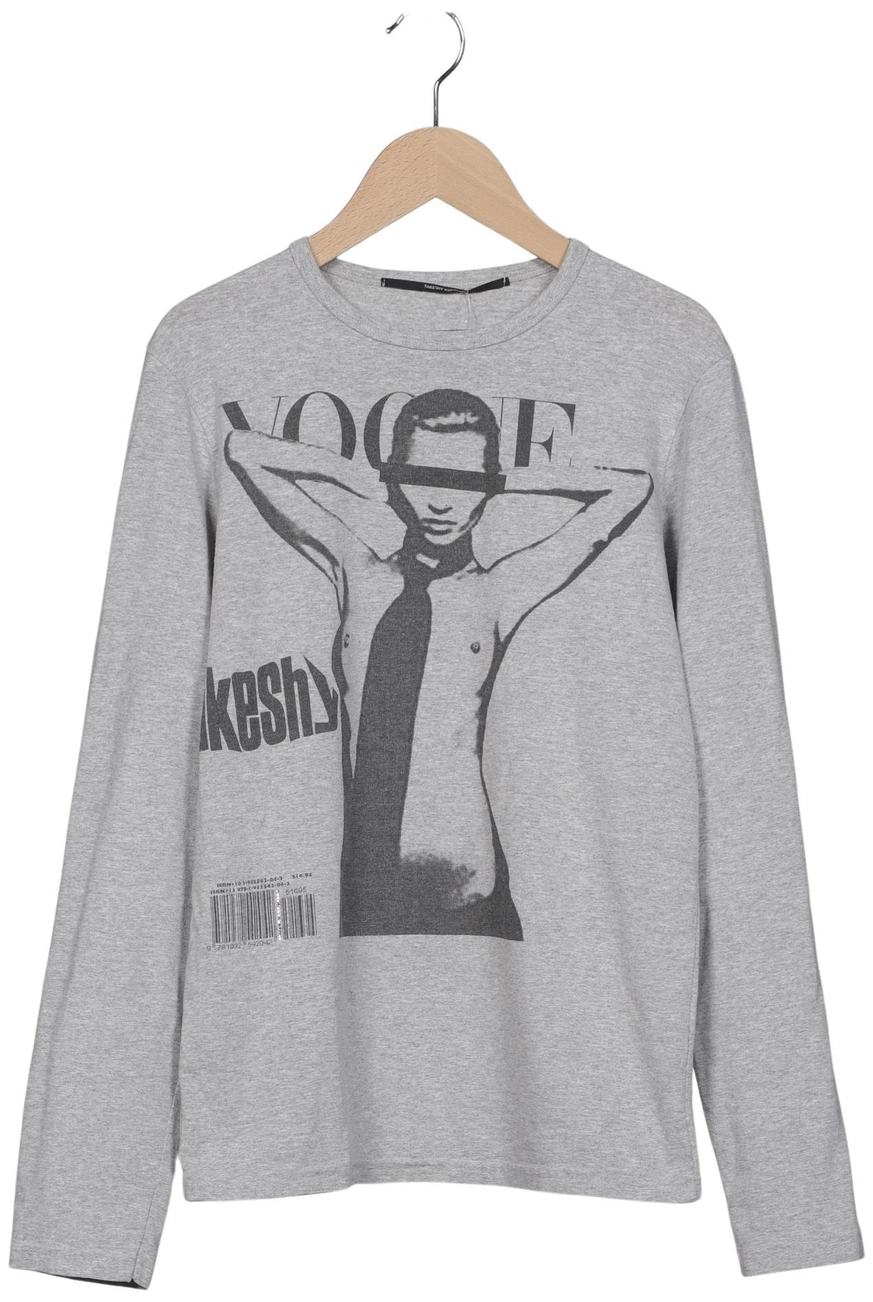 

Takeshy Kurosawa Herren Langarmshirt, grau, Gr. 46