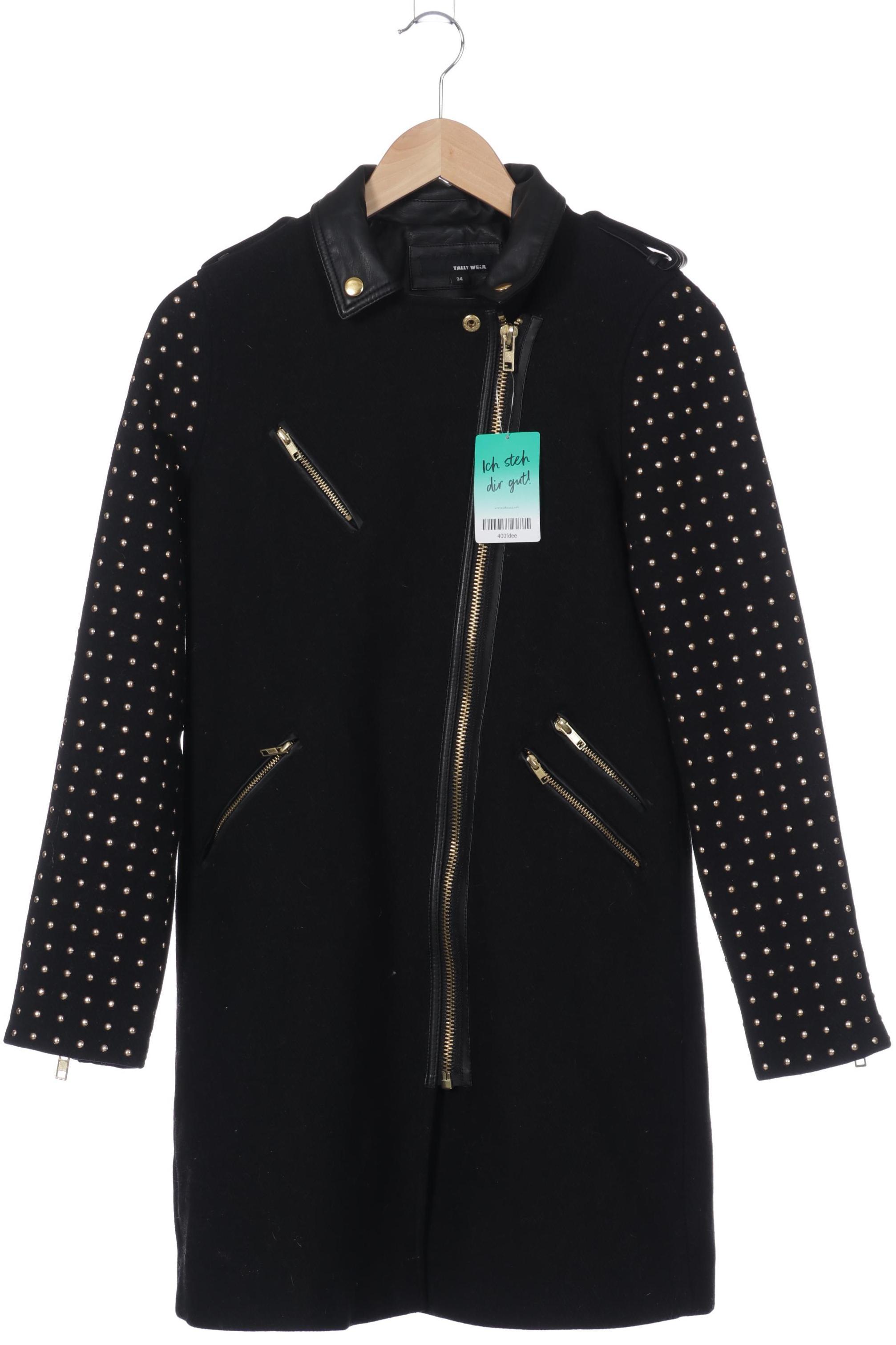 

Tally Weijl Damen Mantel, schwarz, Gr. 34