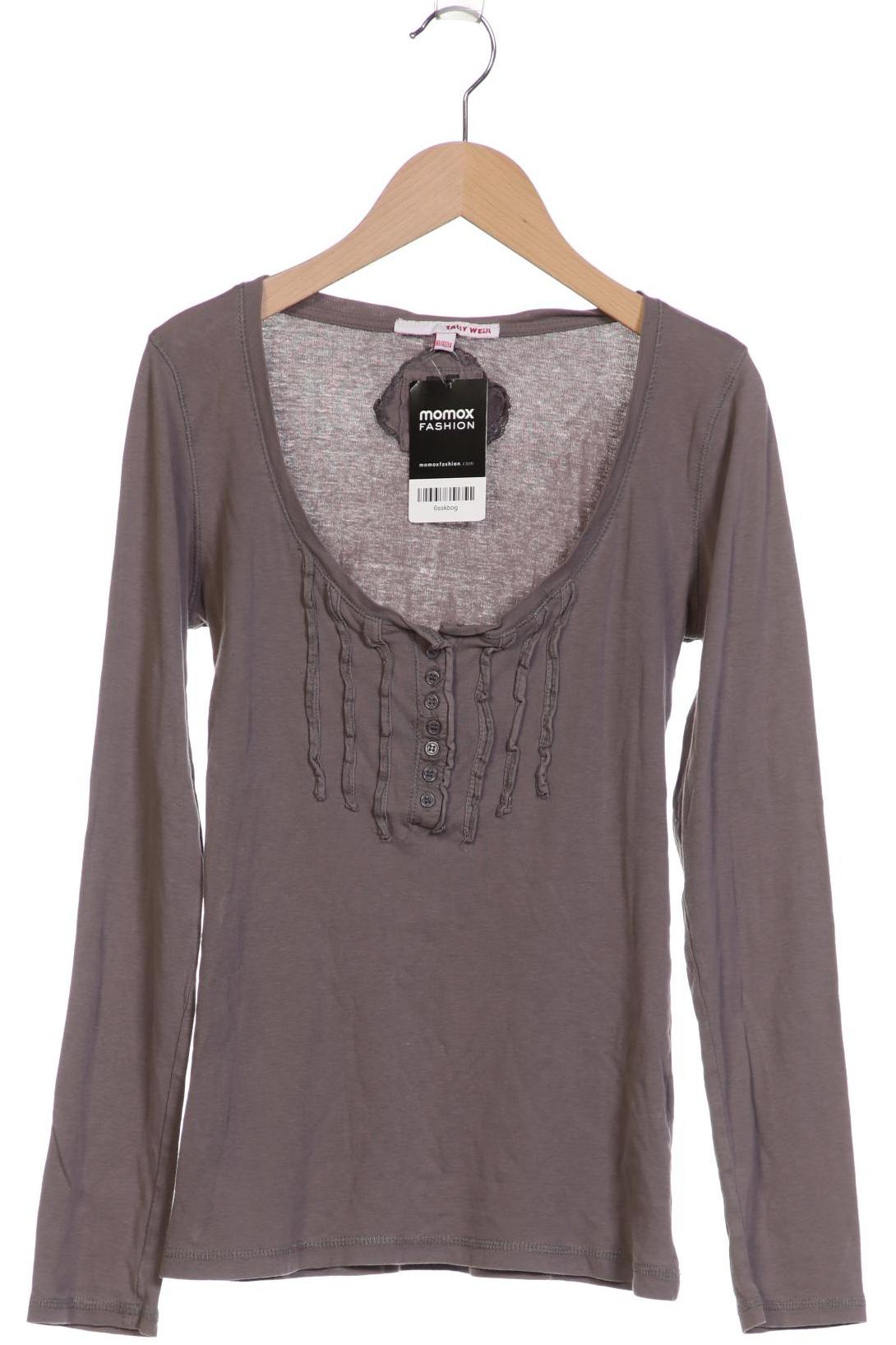 

Tally Weijl Damen Langarmshirt, grau, Gr. 42