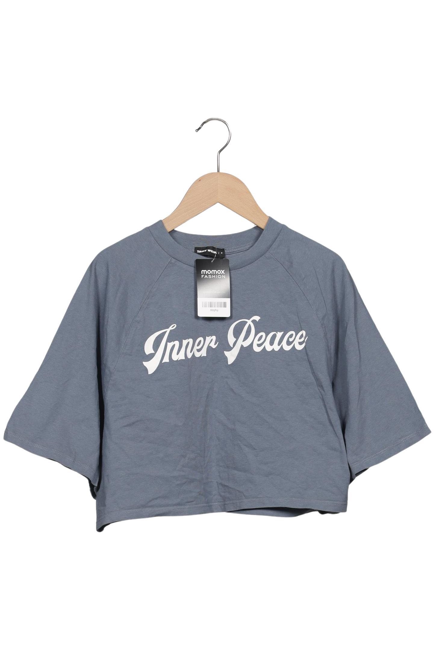 

Tally Weijl Damen T-Shirt, blau, Gr. 36