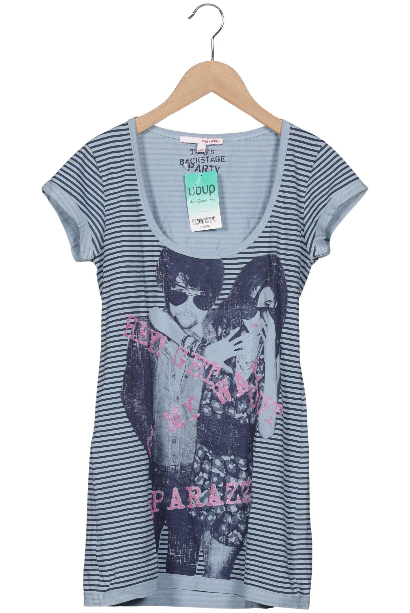 

Tally Weijl Damen T-Shirt, blau, Gr. 40