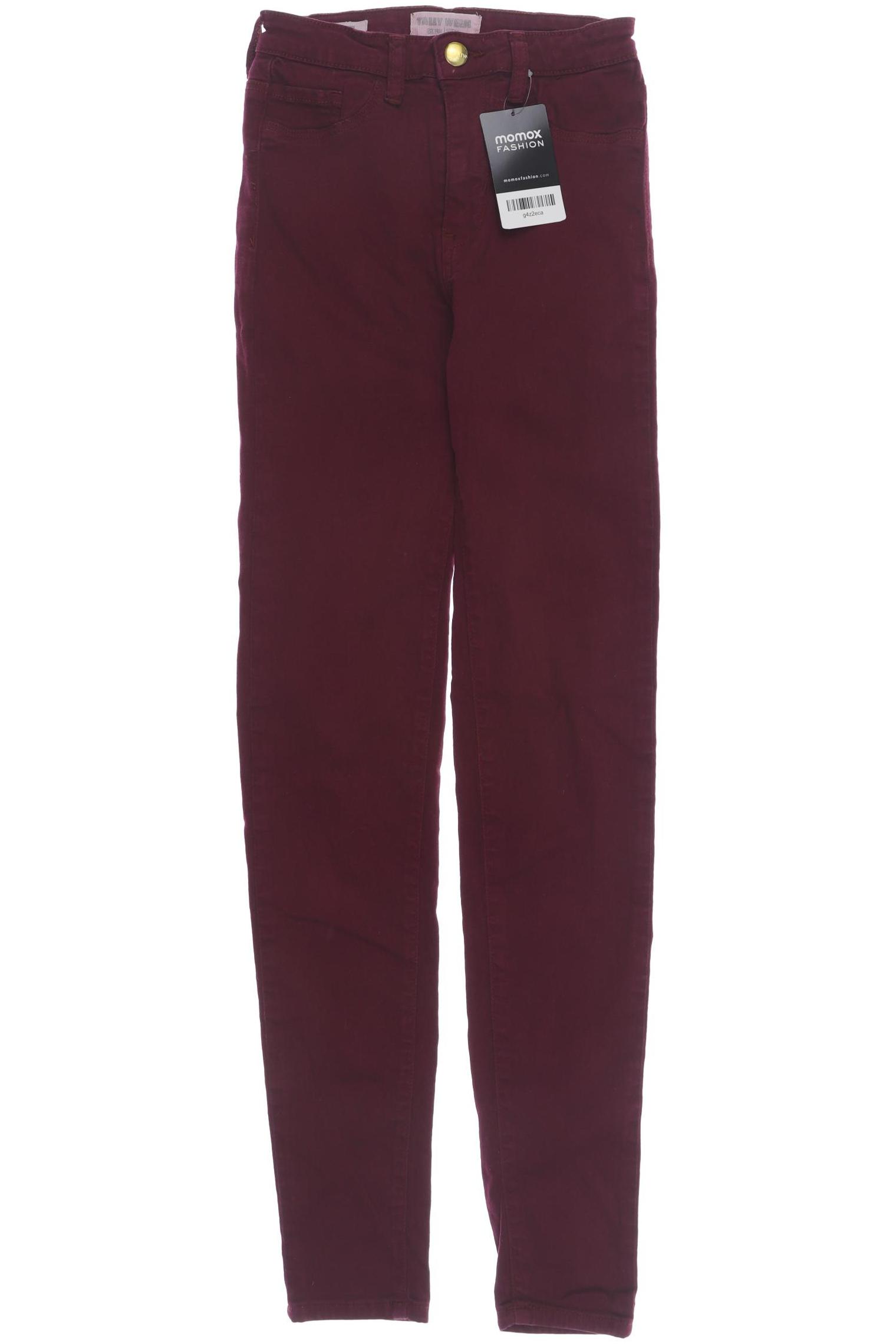 

Tally Weijl Damen Jeans, bordeaux