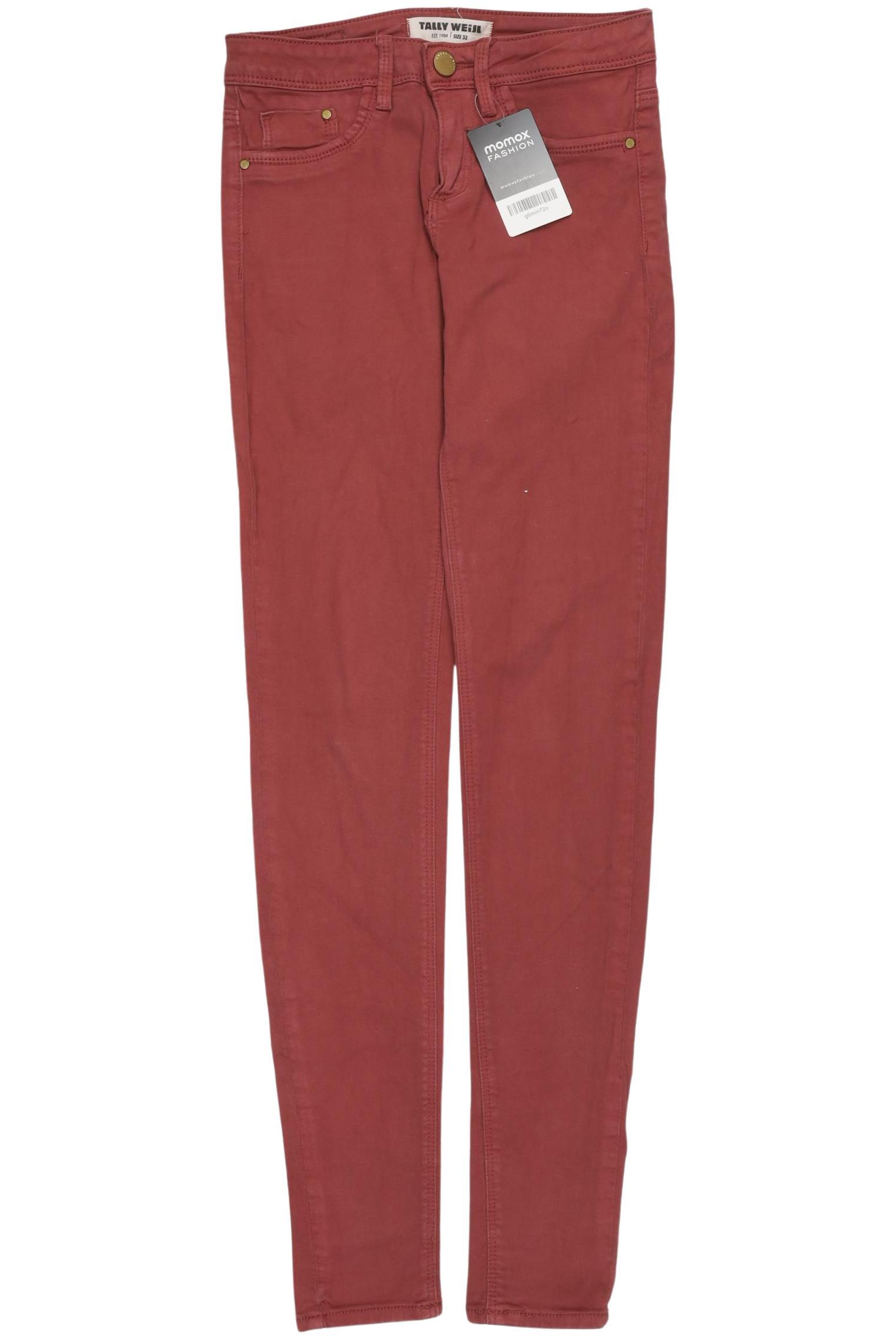

Tally Weijl Damen Stoffhose, rot, Gr. 32