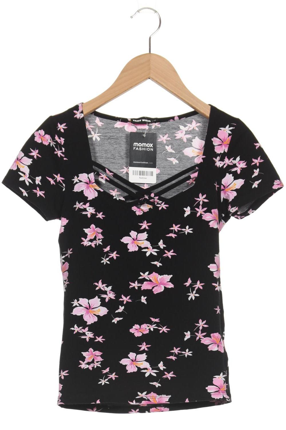 

Tally Weijl Damen T-Shirt, schwarz, Gr. 34