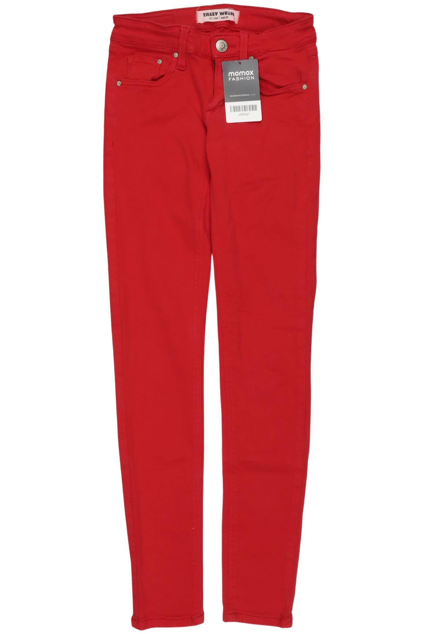 

Tally Weijl Damen Stoffhose, rot, Gr. 32