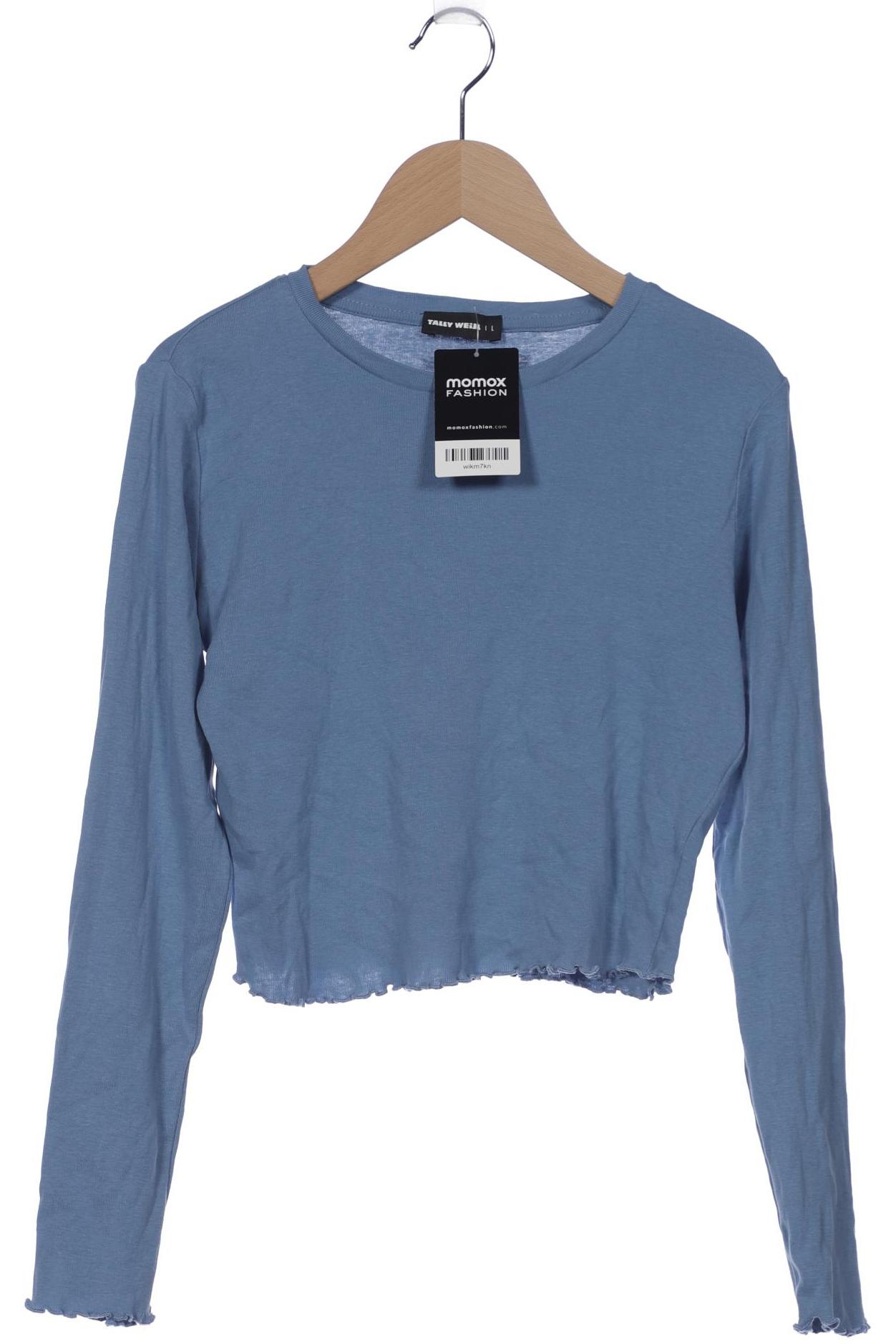 

Tally Weijl Damen Langarmshirt, blau, Gr. 42