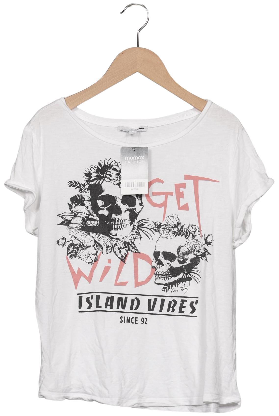 

Tally Weijl Damen T-Shirt, weiß, Gr. 36