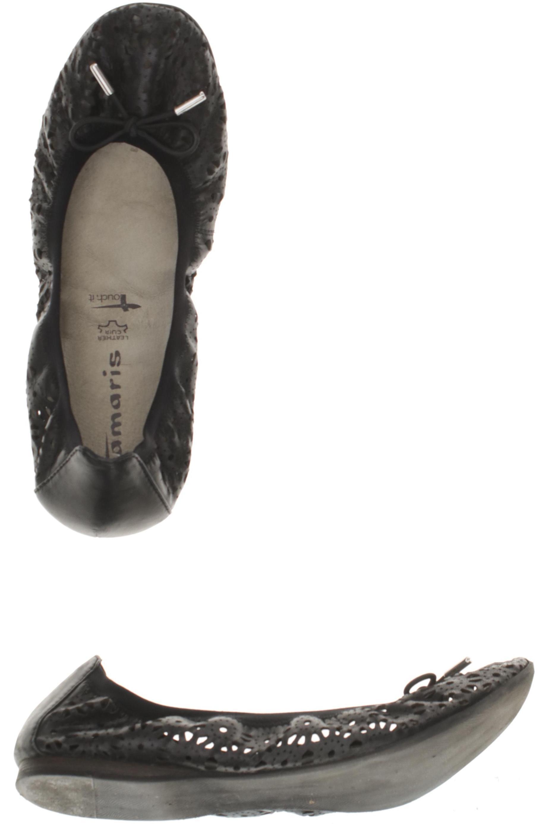 

Tamaris Damen Ballerinas, schwarz, Gr. 39