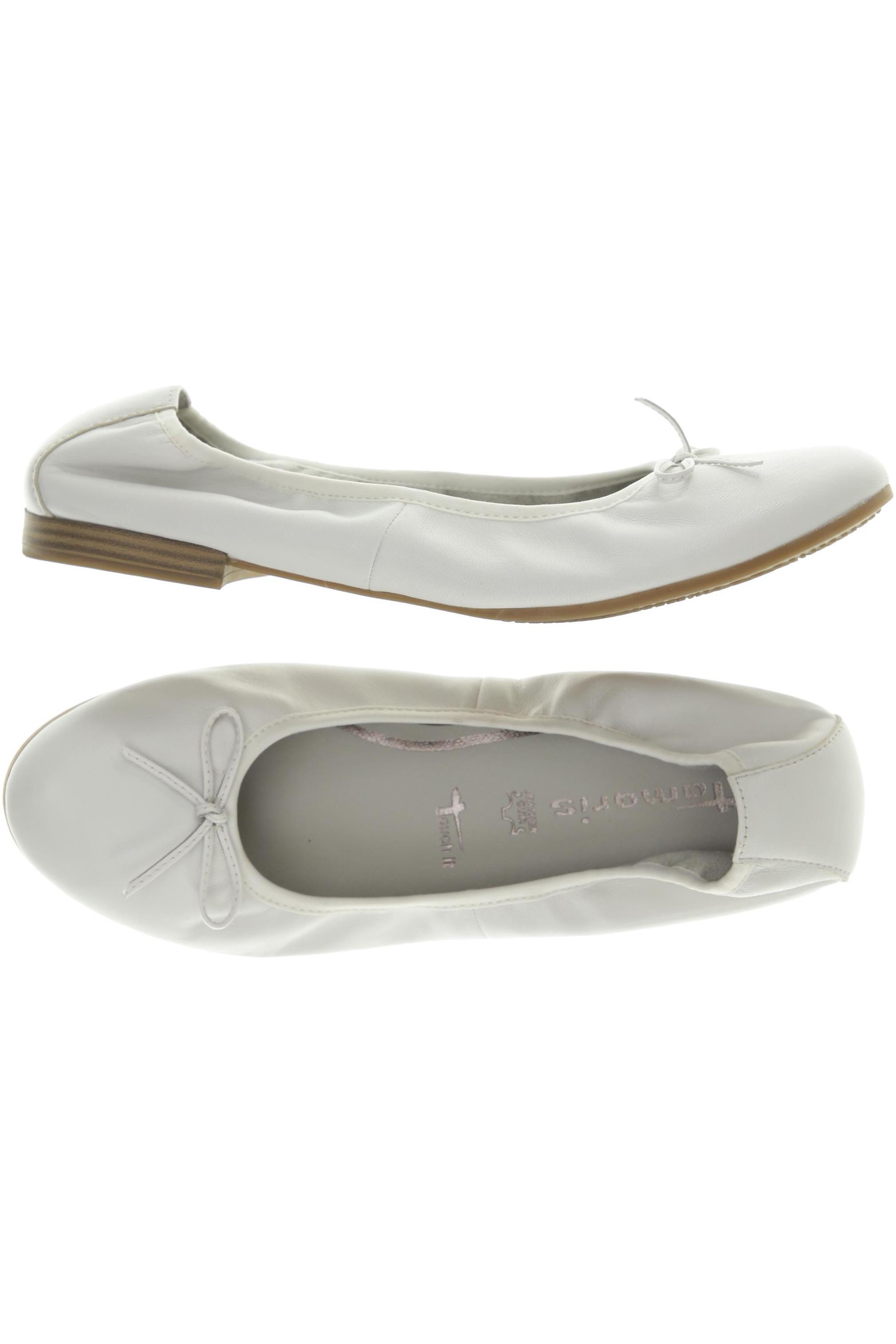 

Tamaris Damen Ballerinas, weiß, Gr. 40