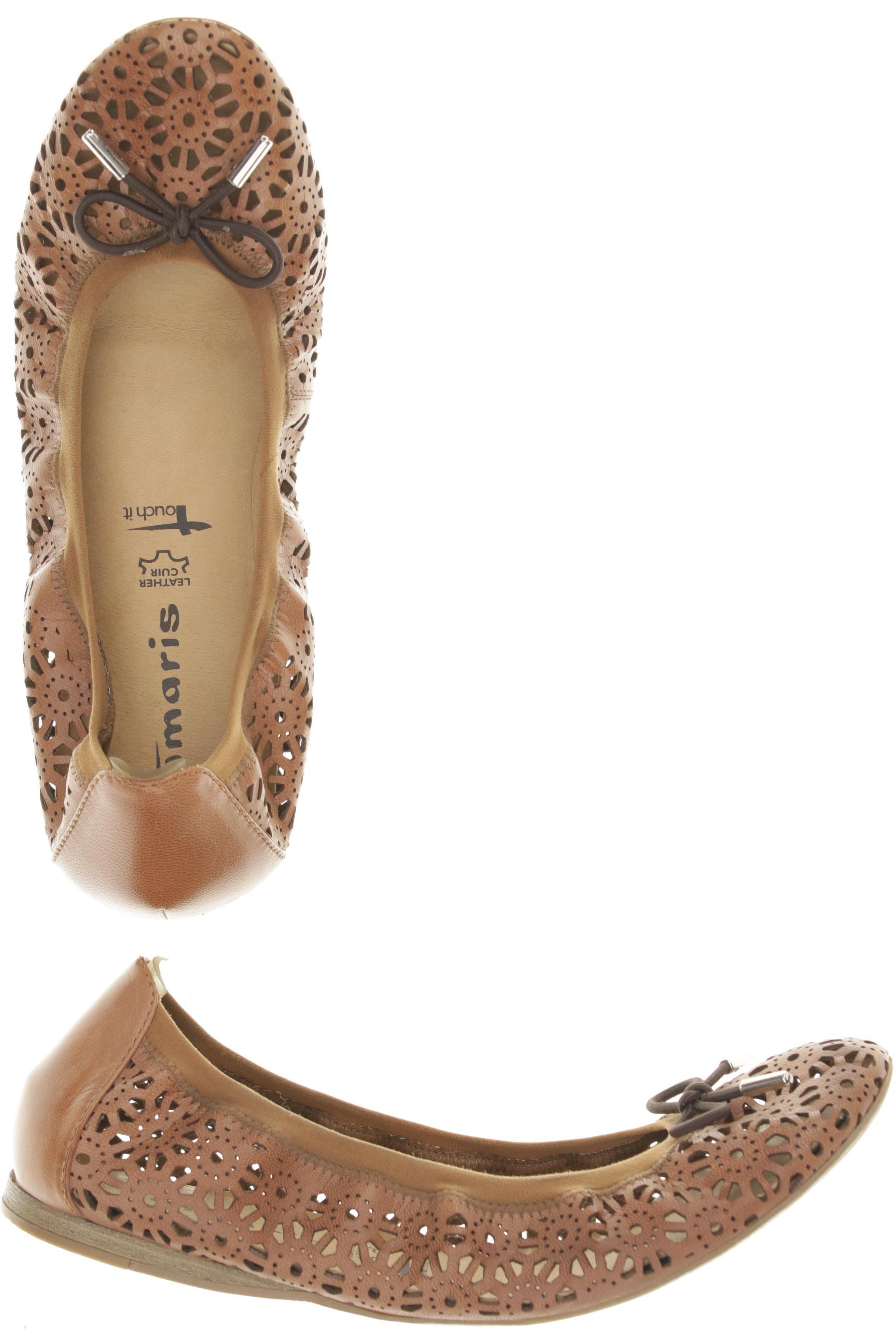 

Tamaris Damen Ballerinas, braun, Gr. 39