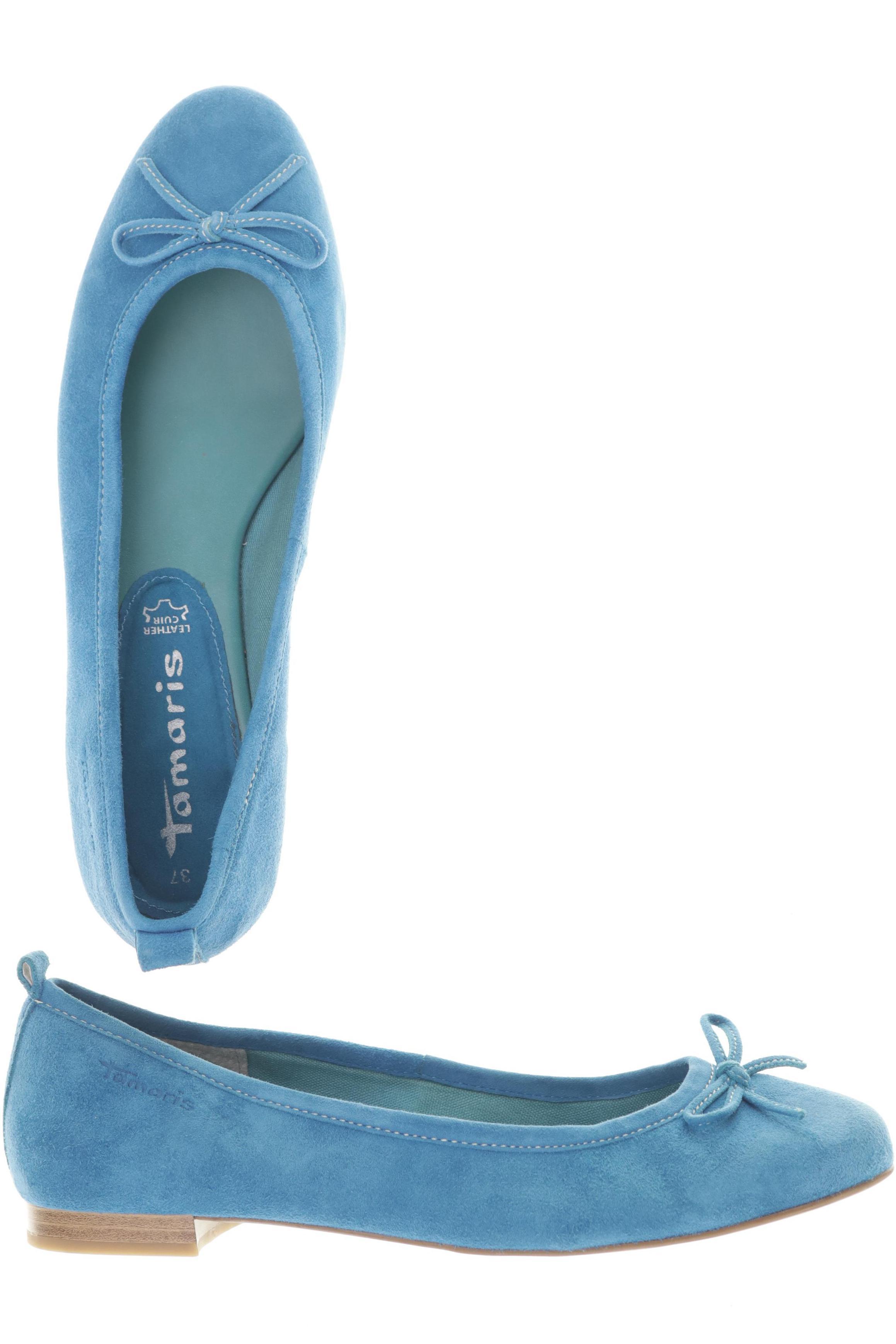 

Tamaris Damen Ballerinas, blau, Gr. 37