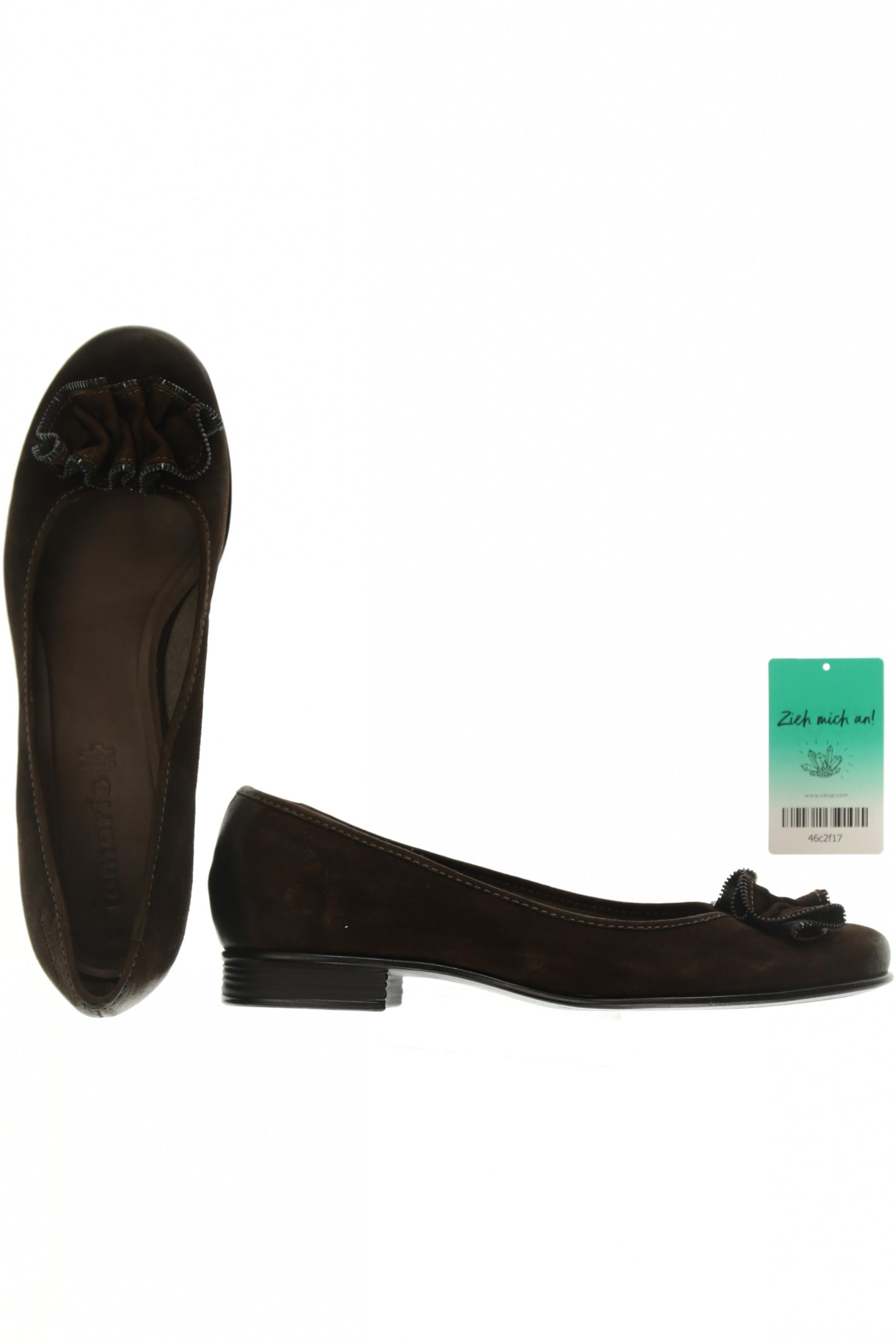 

Tamaris Damen Ballerinas, braun, Gr. 41