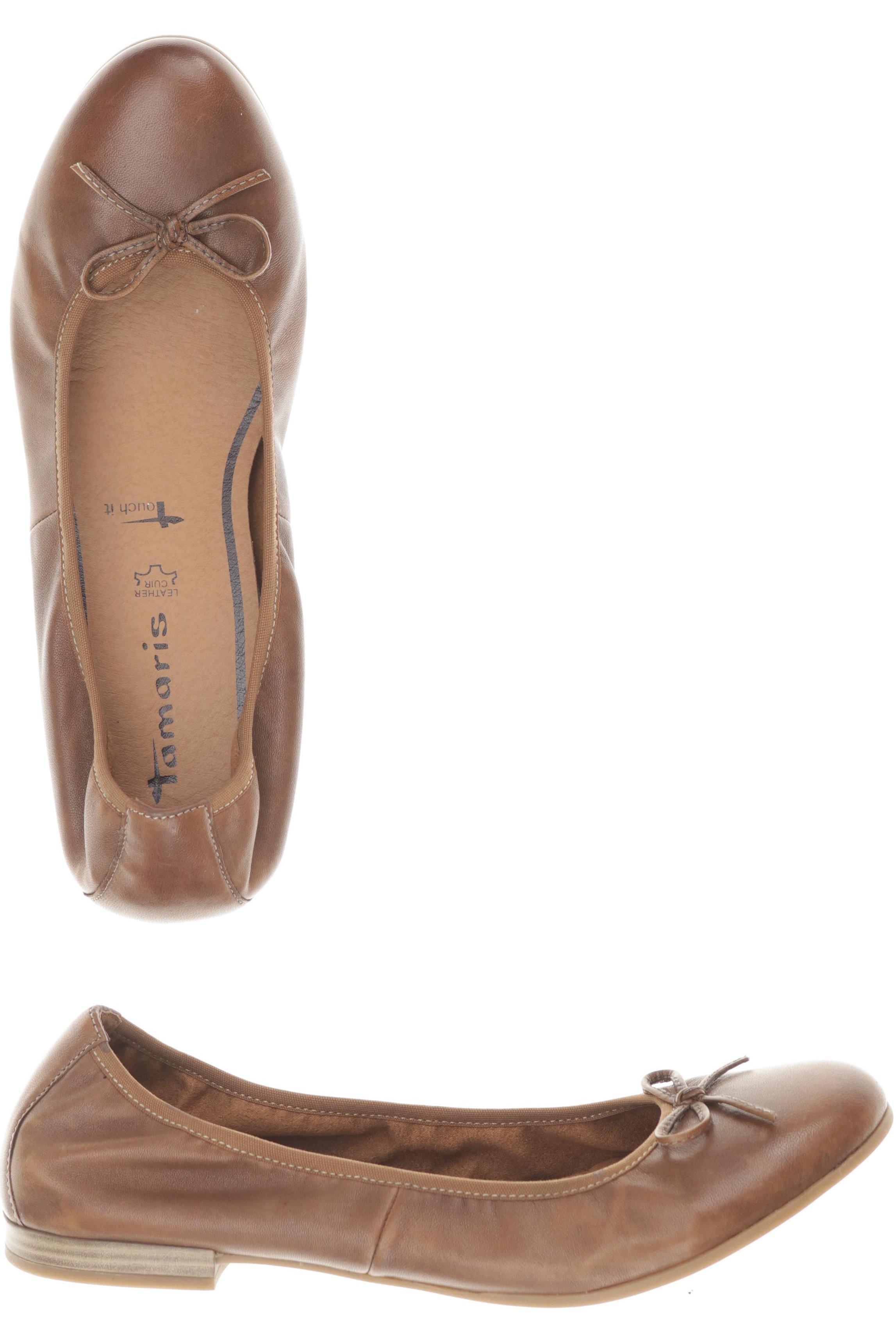 

Tamaris Damen Ballerinas, braun, Gr. 41