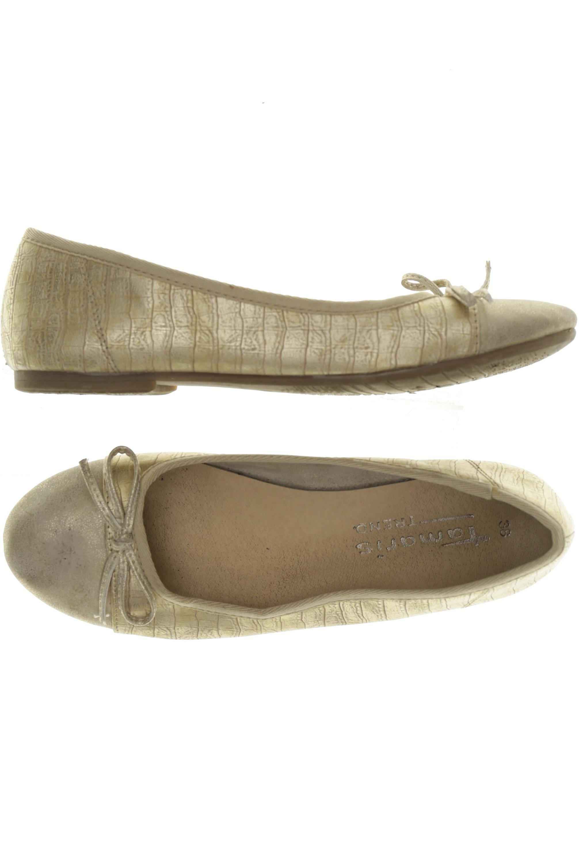 

Tamaris Damen Ballerinas, beige, Gr. 38
