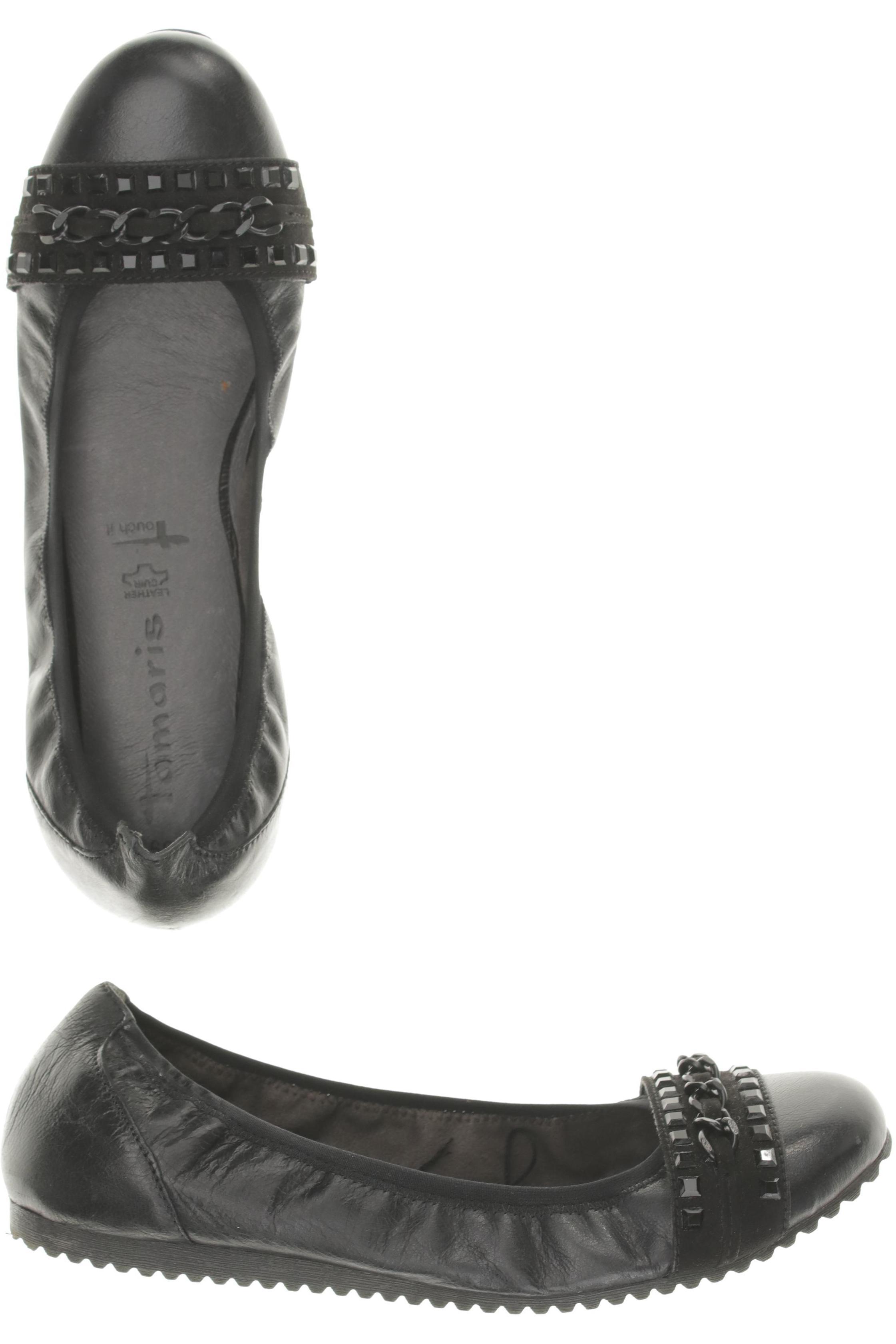 

Tamaris Damen Ballerinas, schwarz, Gr. 39