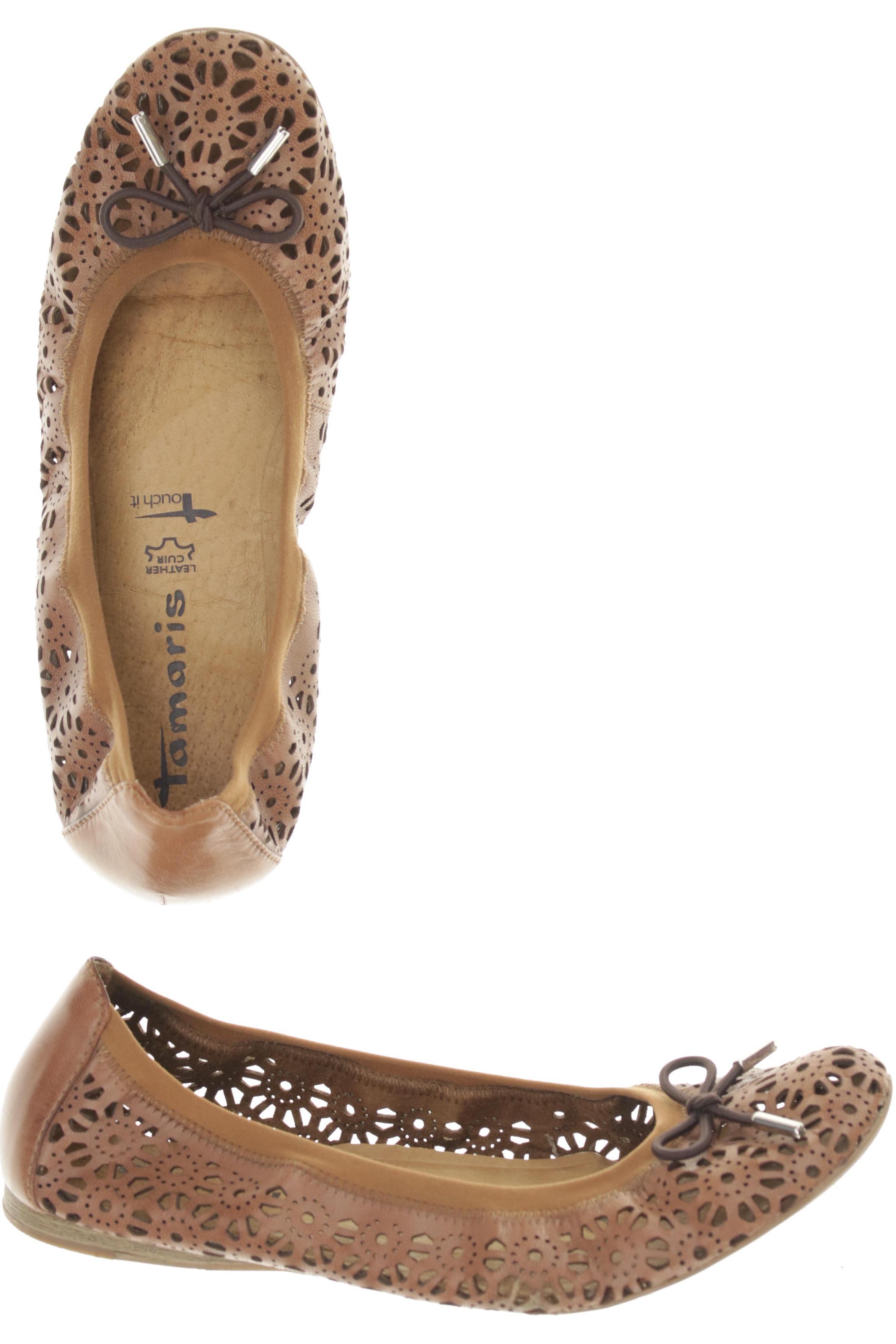 

Tamaris Damen Ballerinas, braun, Gr. 38