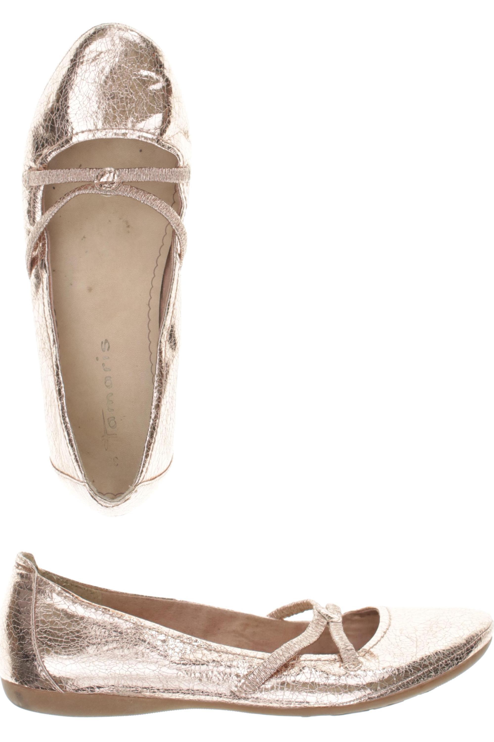 

Tamaris Damen Ballerinas, beige, Gr. 39