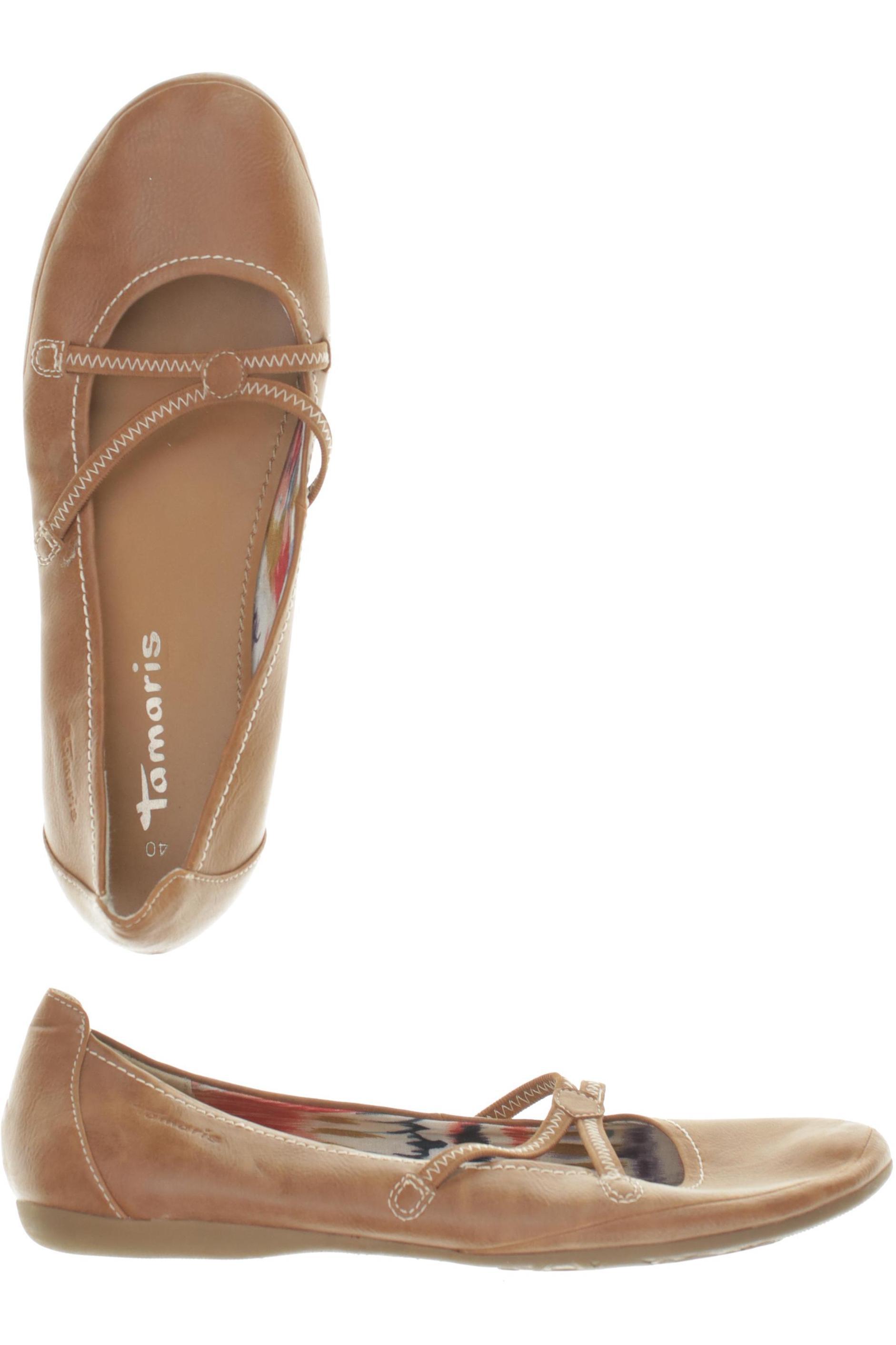

Tamaris Damen Ballerinas, braun, Gr. 40