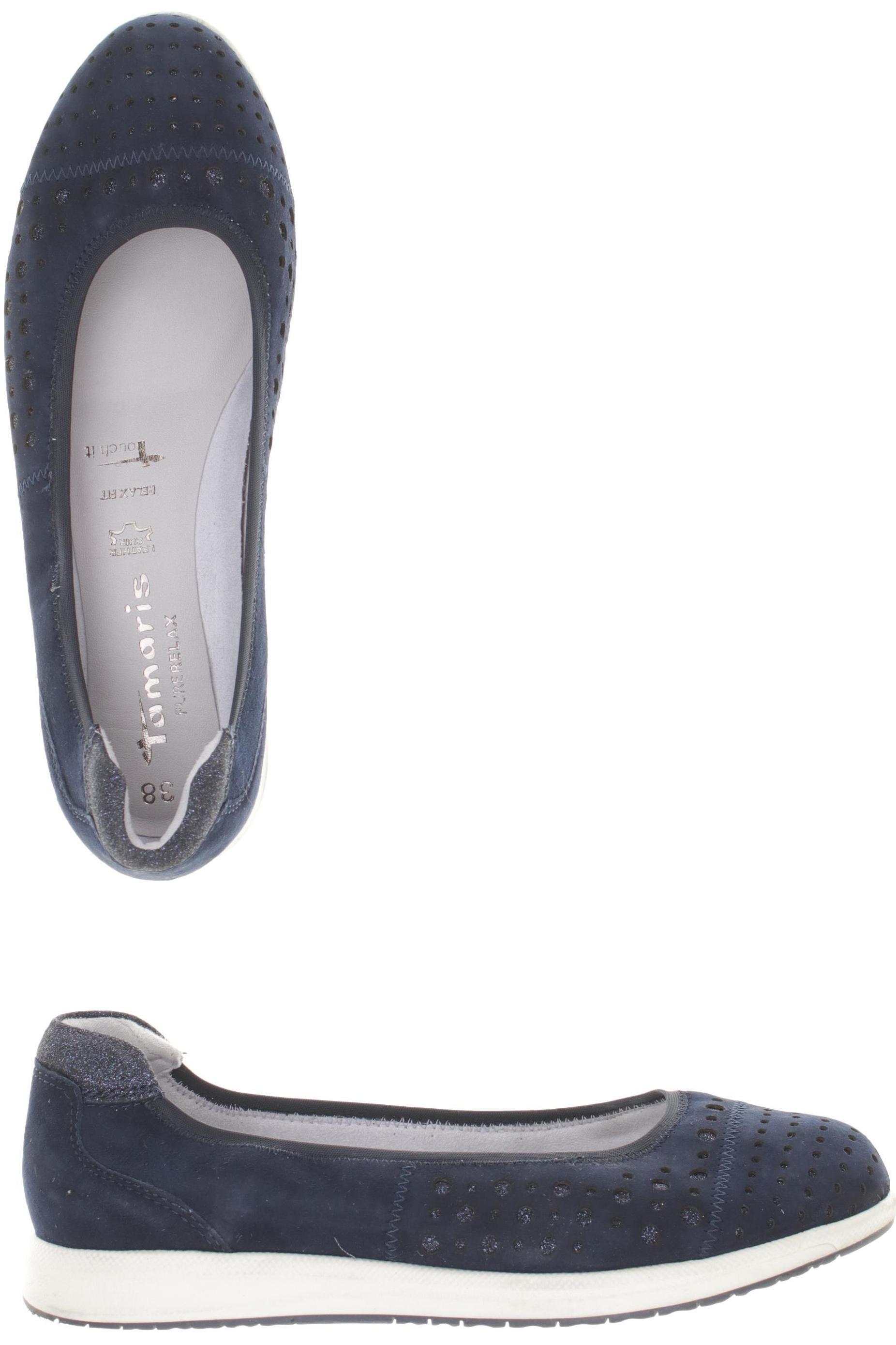 

Tamaris Damen Ballerinas, blau, Gr. 38