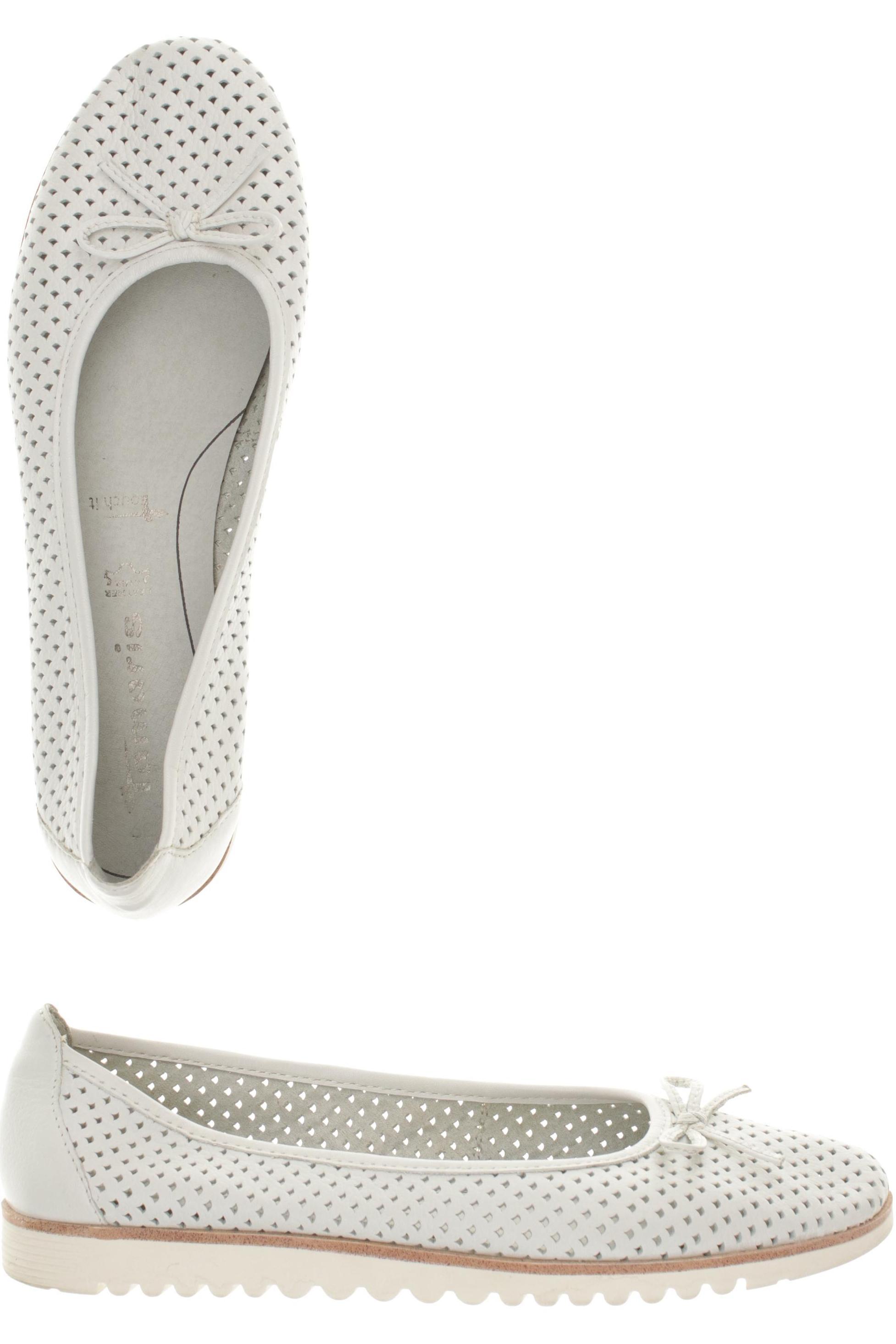 

Tamaris Damen Ballerinas, weiß, Gr. 39