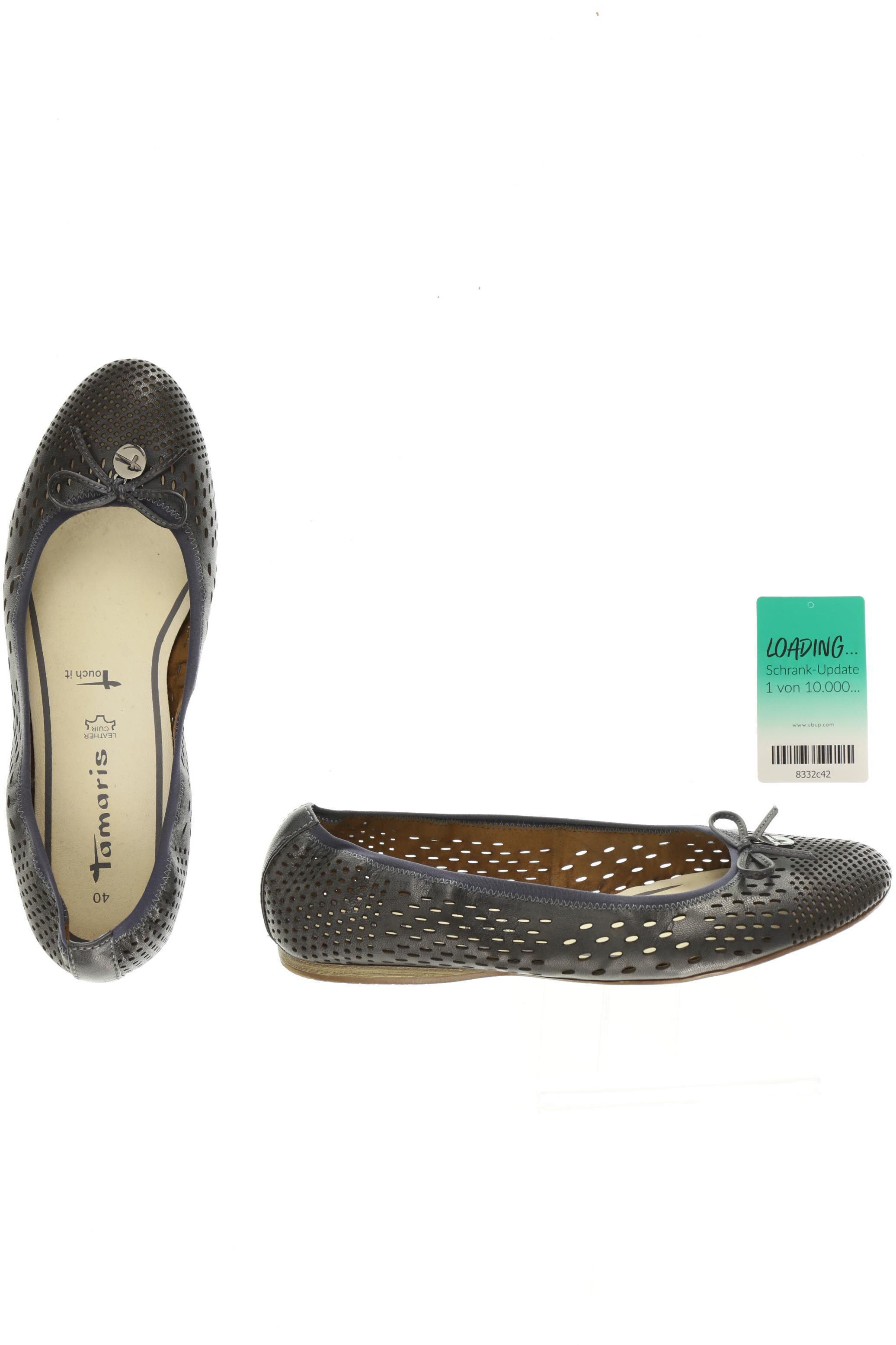 

Tamaris Damen Ballerinas, blau, Gr. 40