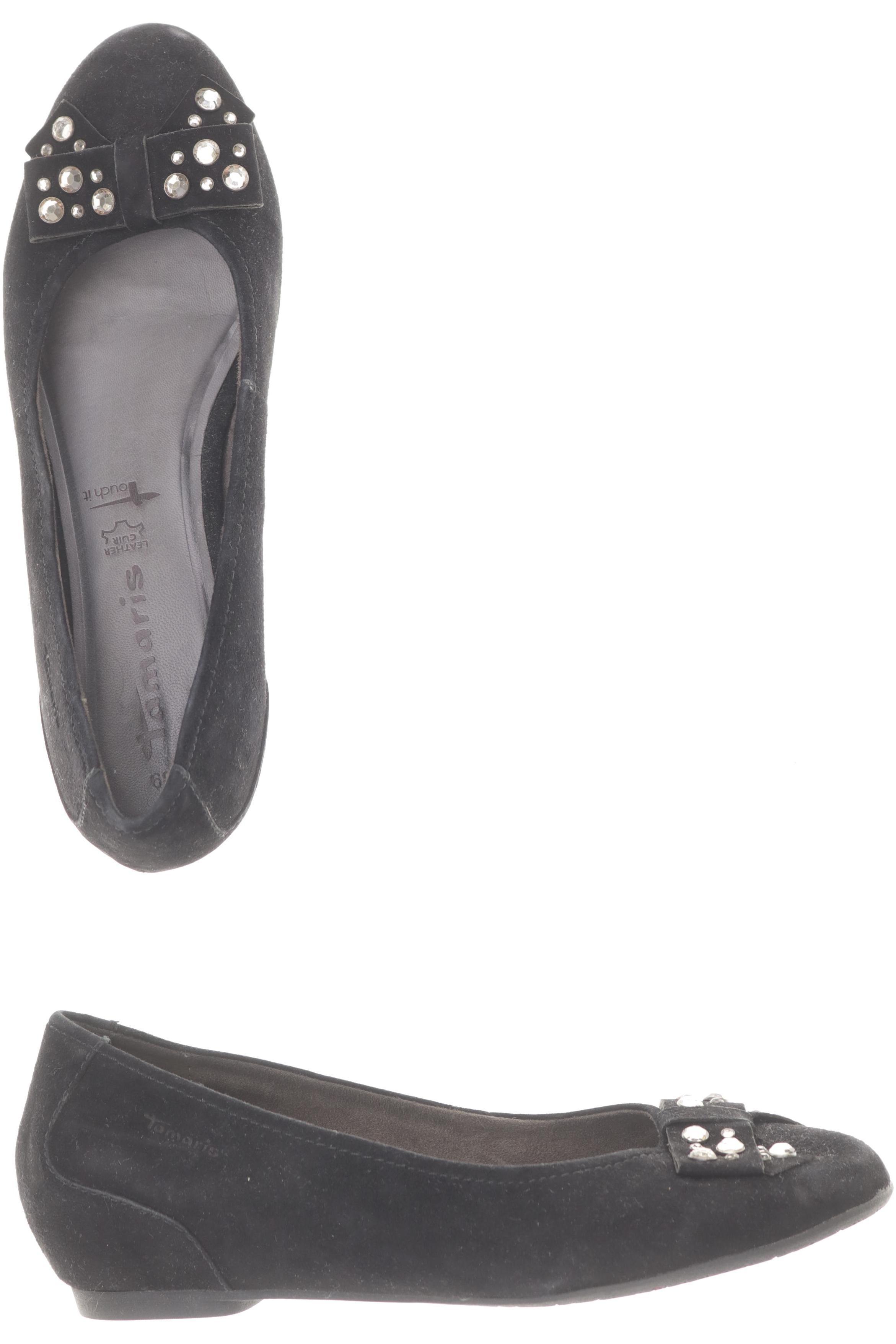

Tamaris Damen Ballerinas, schwarz, Gr. 39