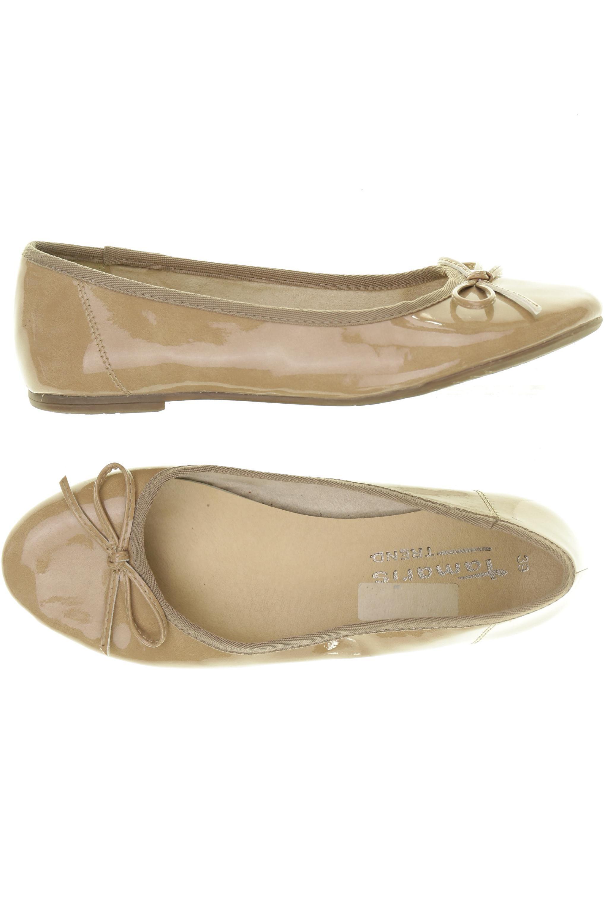 

Tamaris Damen Ballerinas, beige, Gr. 39