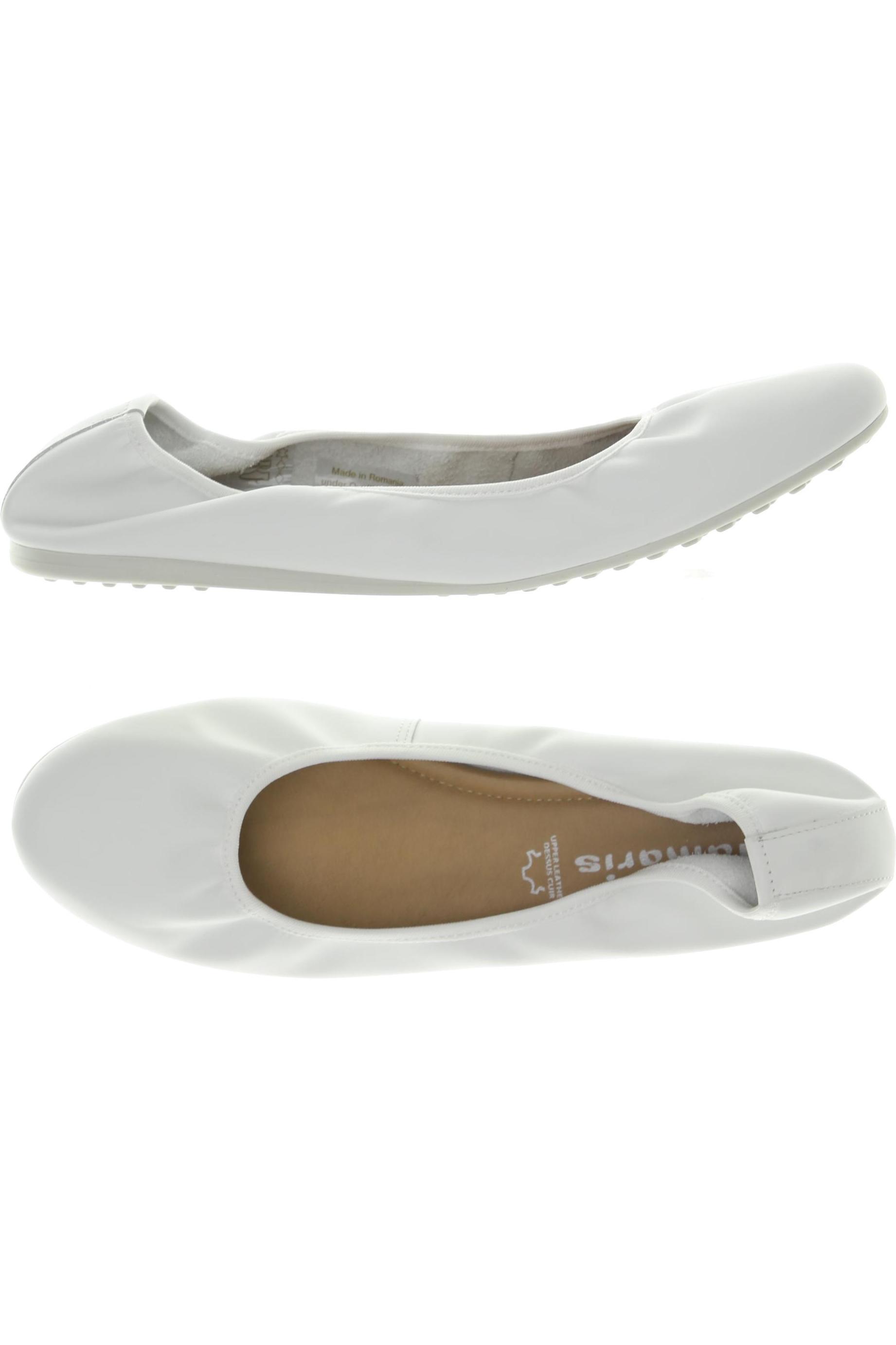 

Tamaris Damen Ballerinas, weiß, Gr. 42