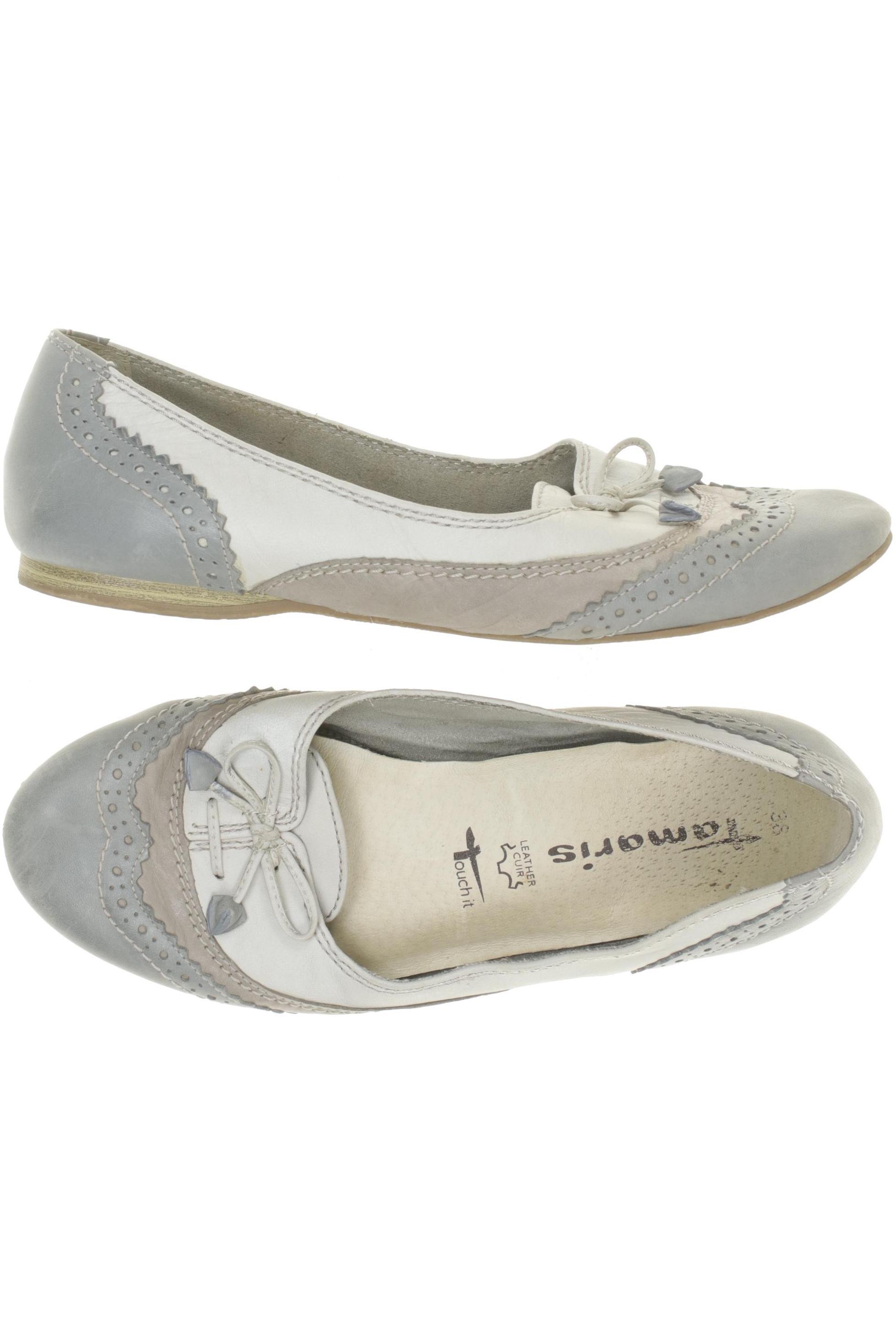 

Tamaris Damen Ballerinas, grau, Gr. 38