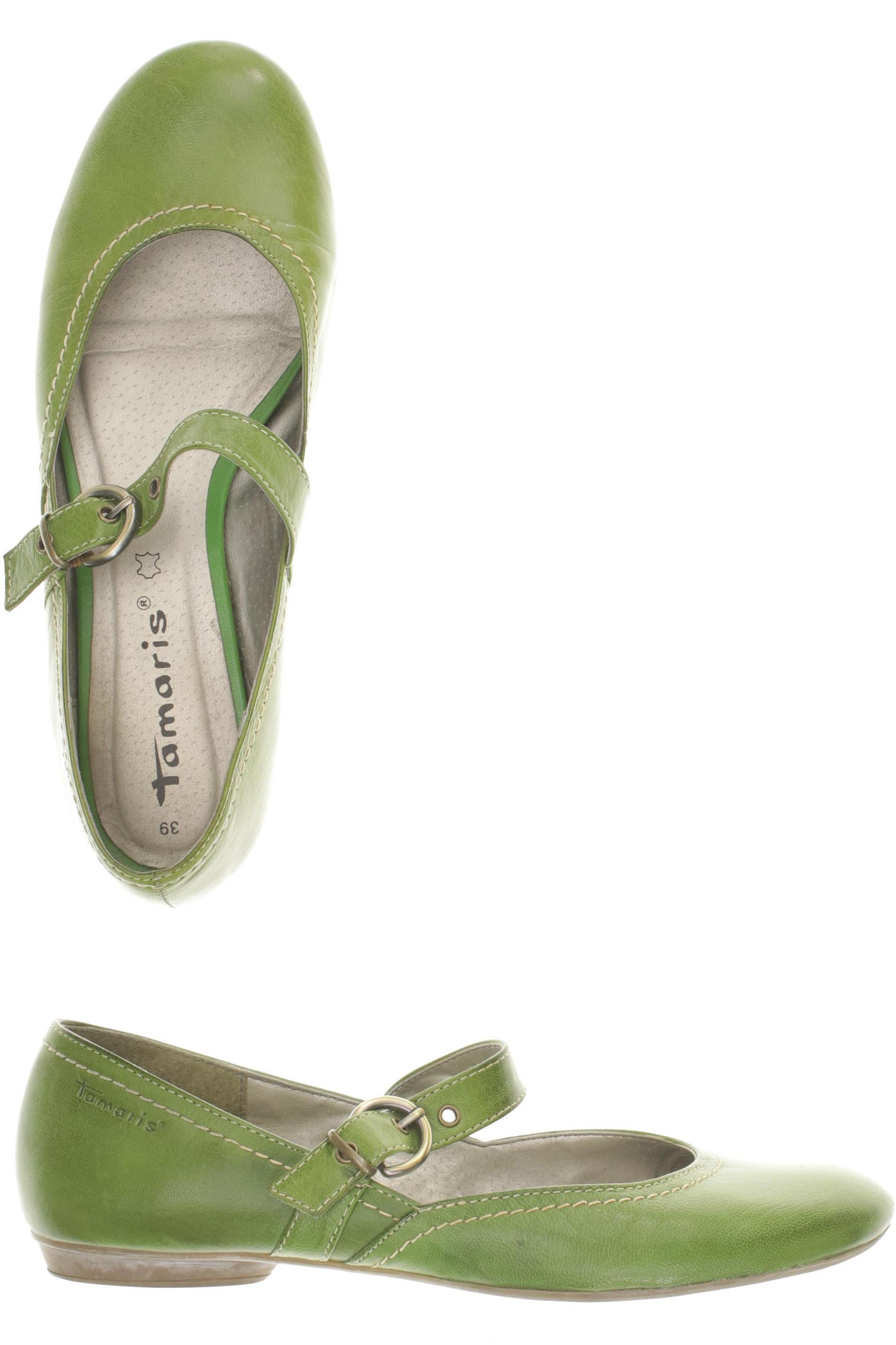 

Tamaris Damen Ballerinas, grün, Gr. 39
