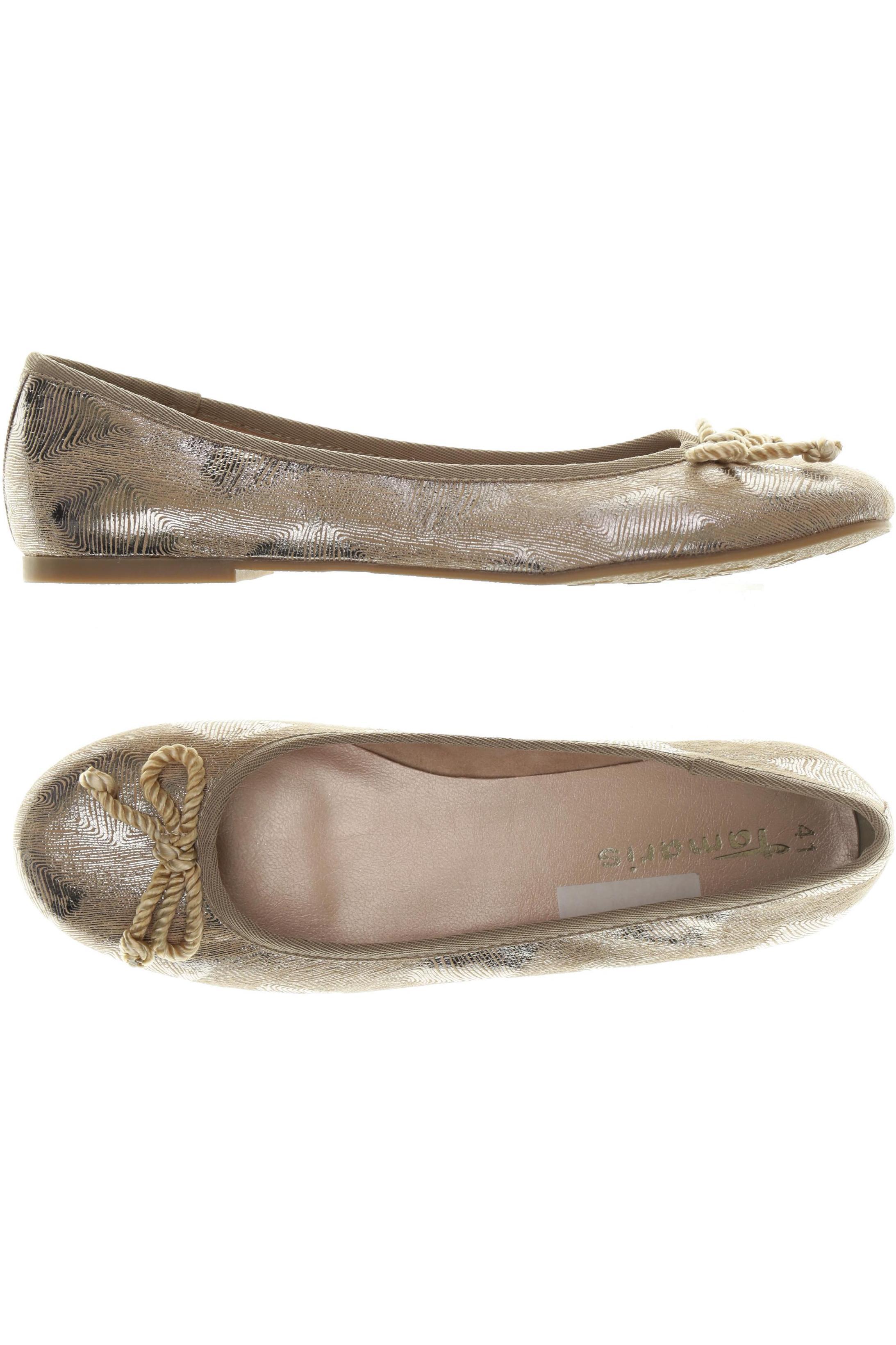 

Tamaris Damen Ballerinas, beige, Gr. 41