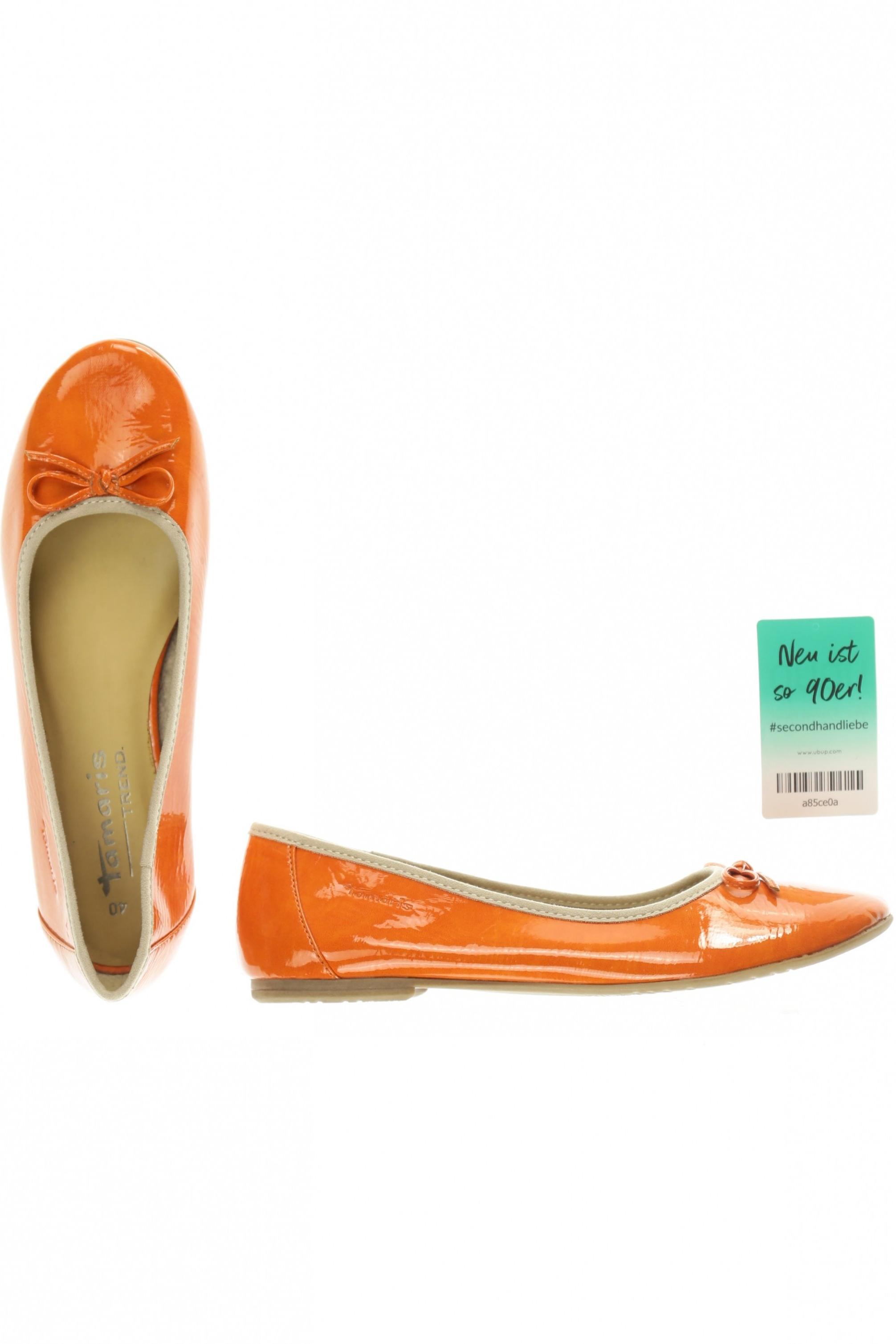 

Tamaris Damen Ballerinas, orange, Gr. 40
