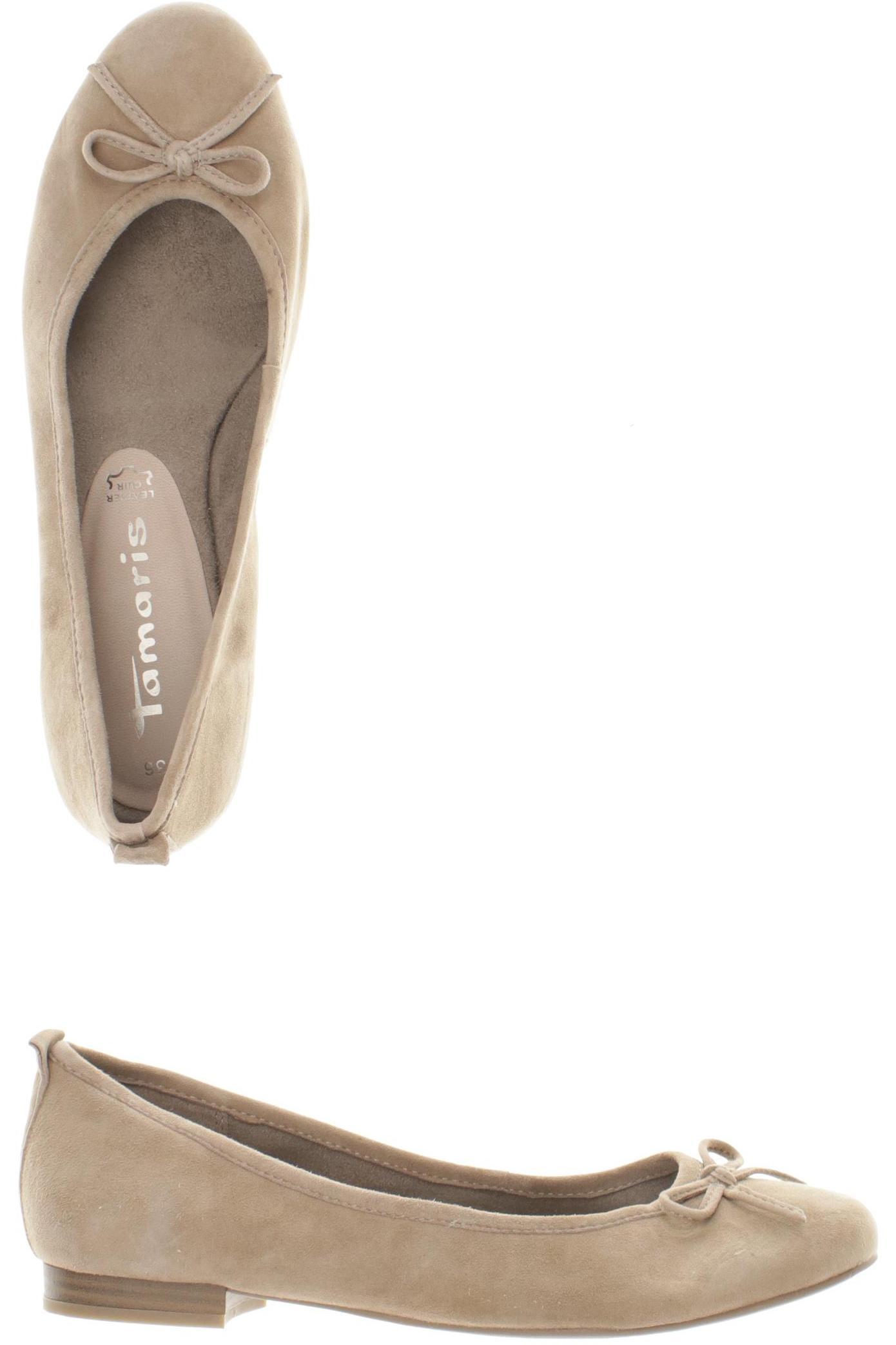 

Tamaris Damen Ballerinas, beige, Gr. 36
