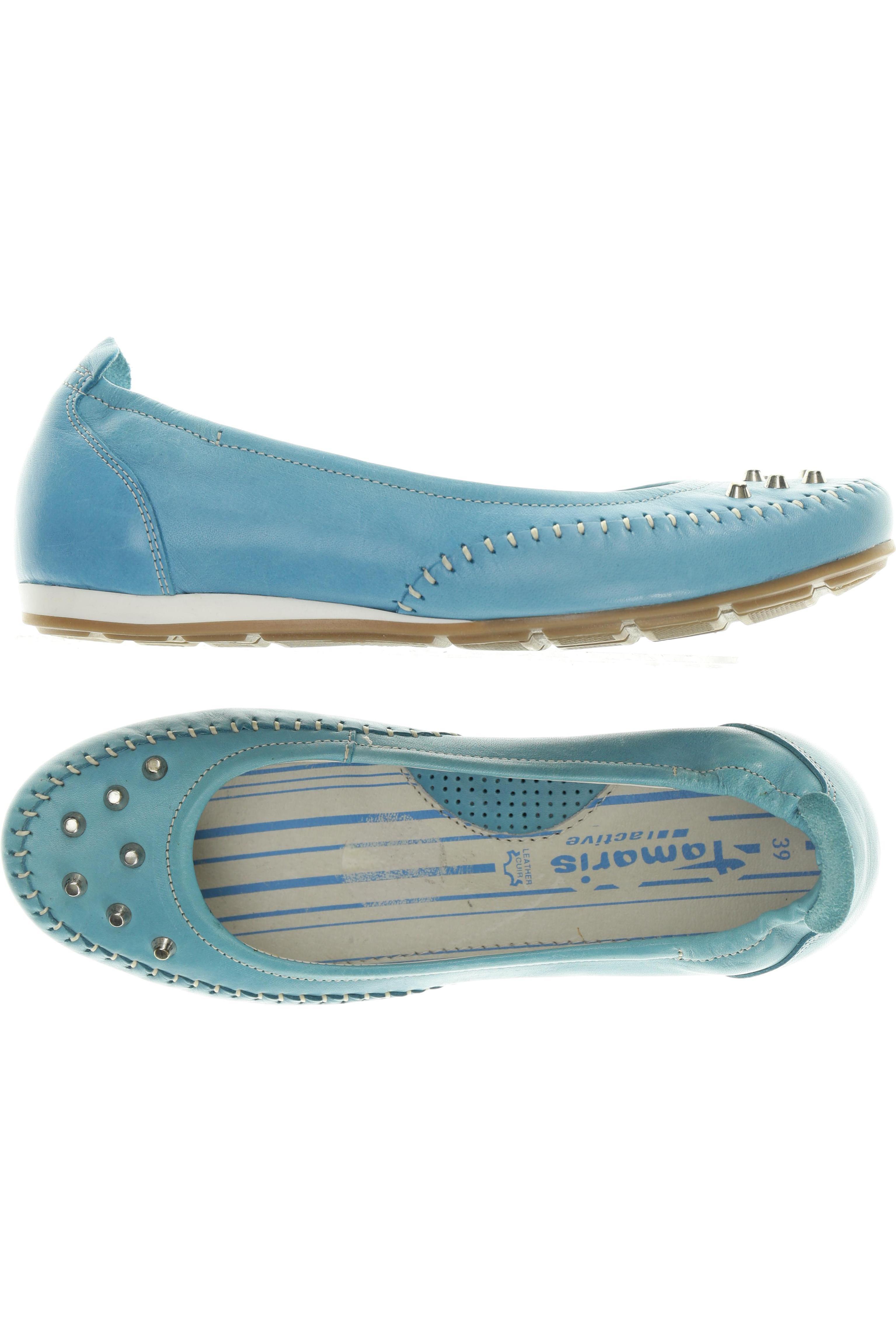 

Tamaris Damen Ballerinas, türkis, Gr. 39