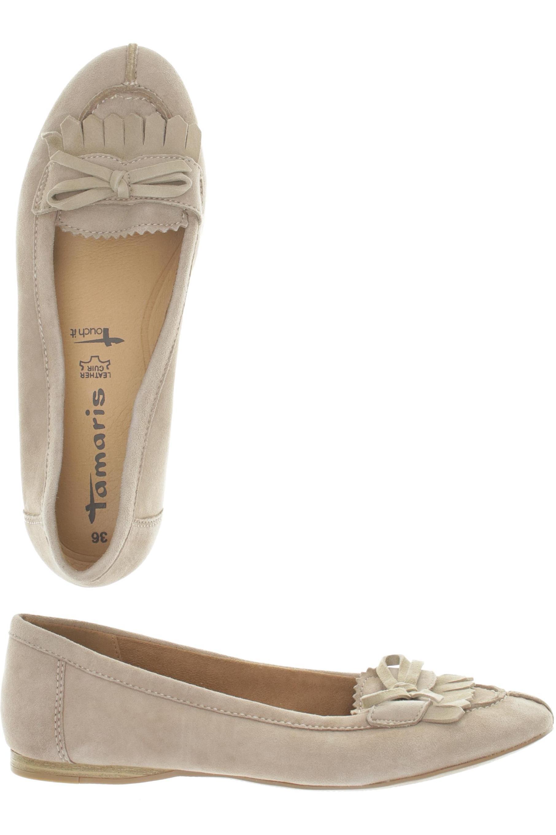 

Tamaris Damen Ballerinas, beige, Gr. 36
