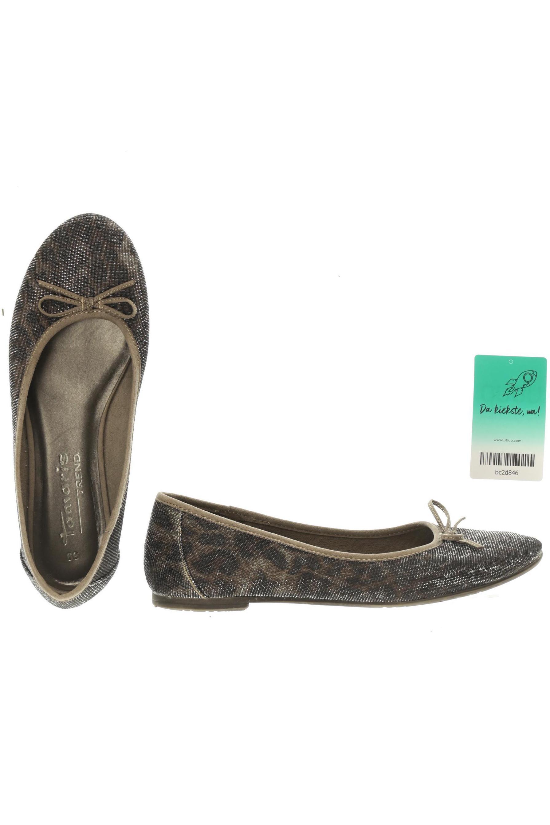 

Tamaris Damen Ballerinas, silber, Gr. 39