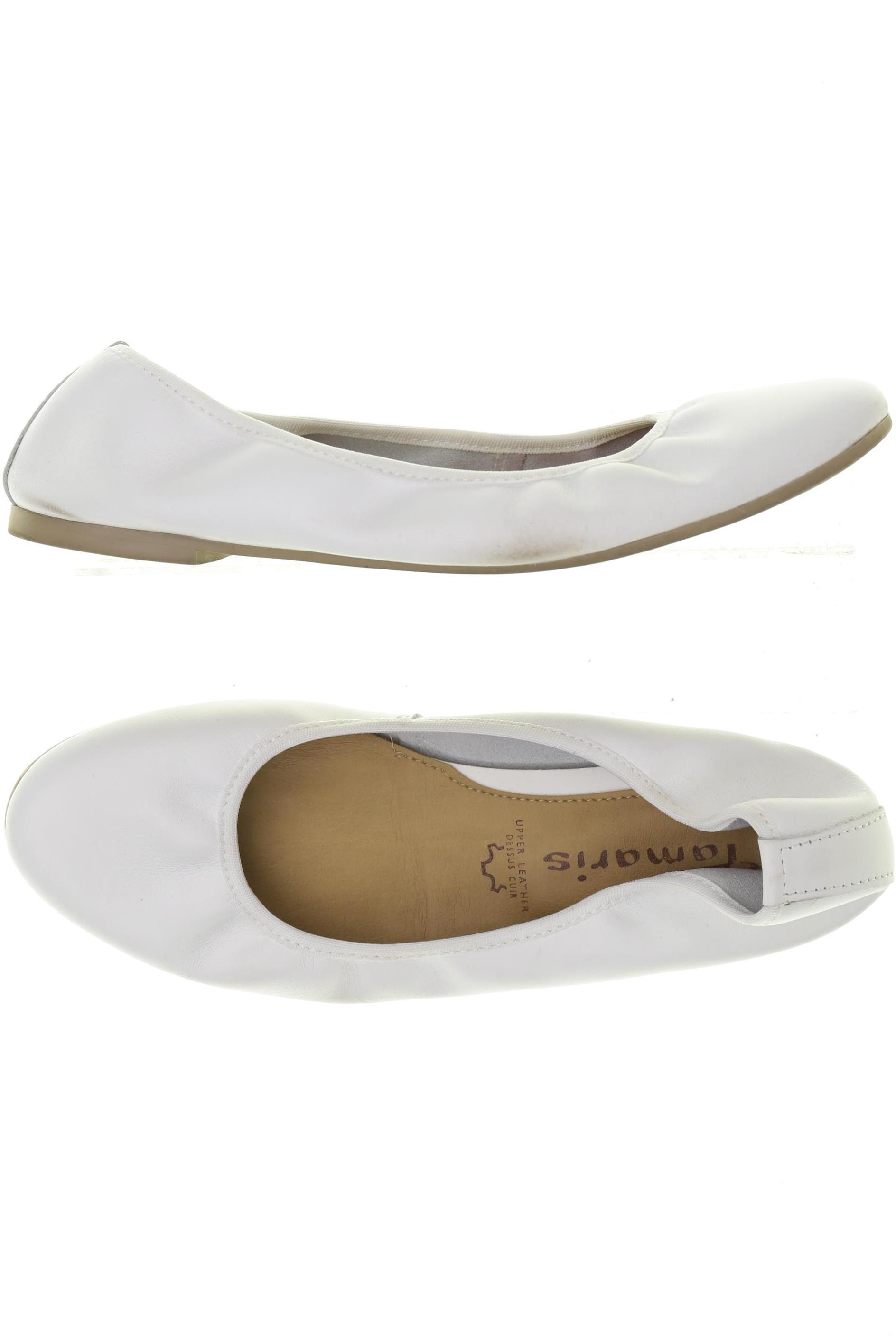 

Tamaris Damen Ballerinas, weiß, Gr. 37