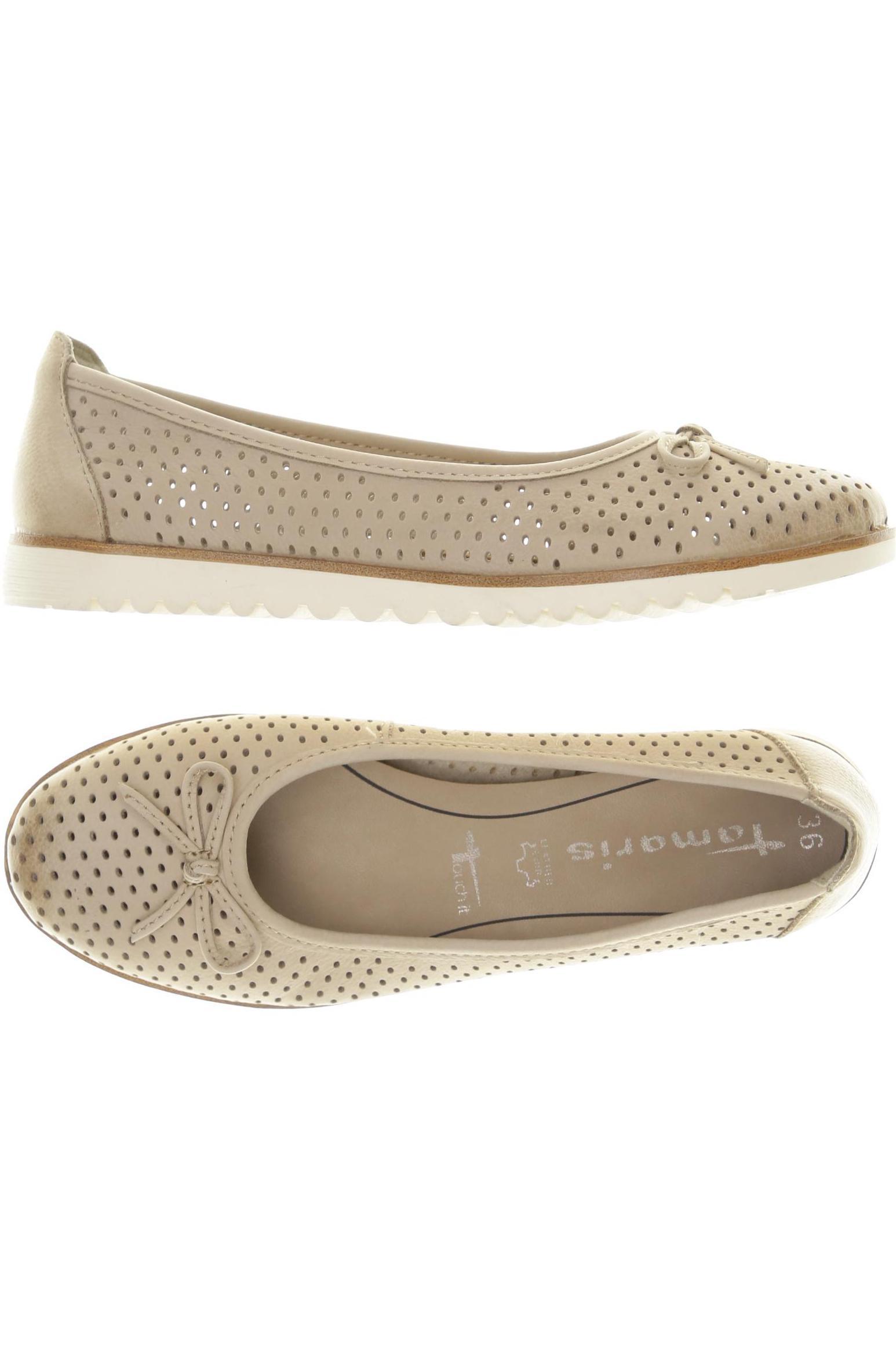 

Tamaris Damen Ballerinas, beige, Gr. 36
