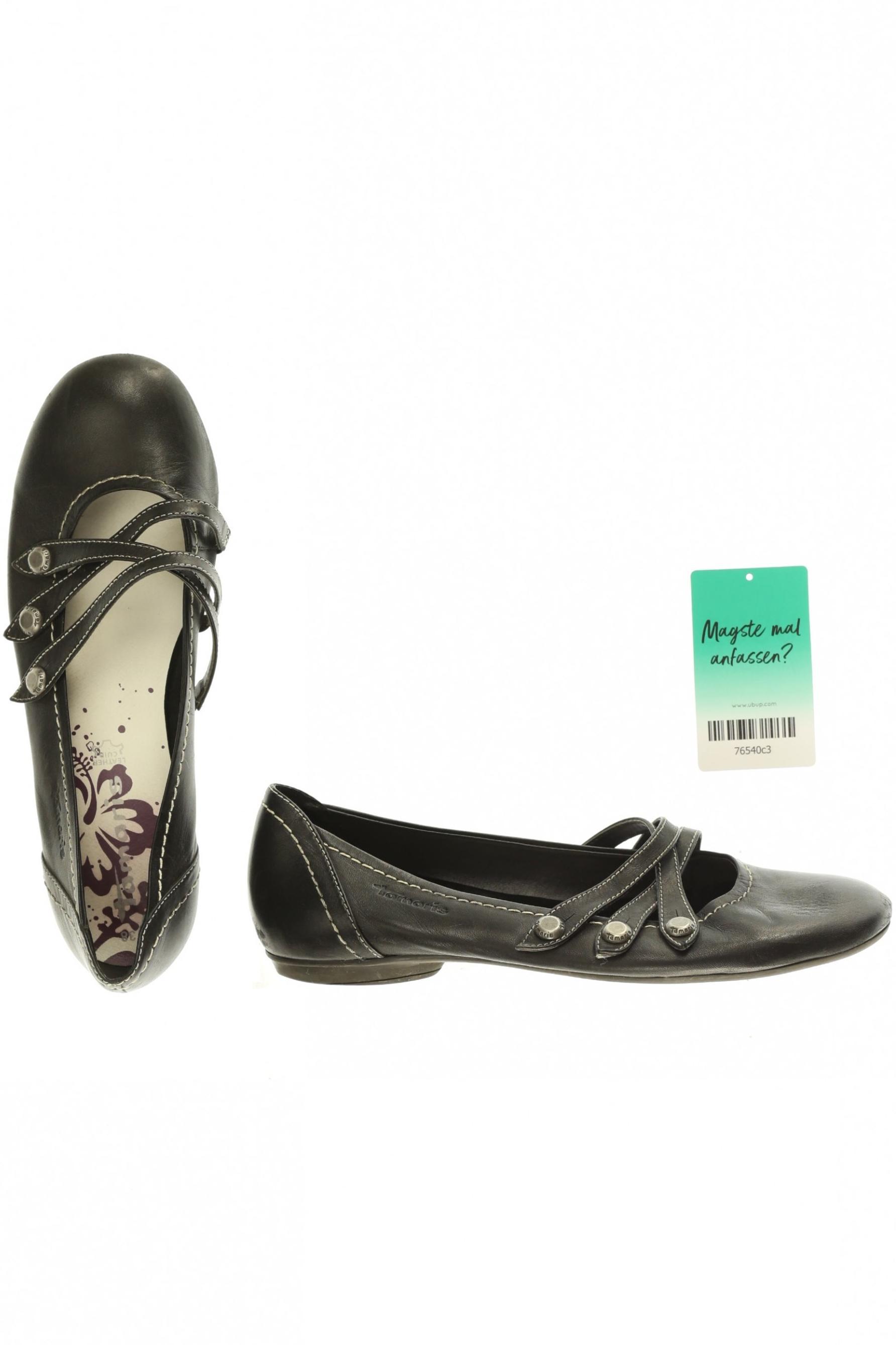 

Tamaris Damen Ballerinas, schwarz, Gr. 38