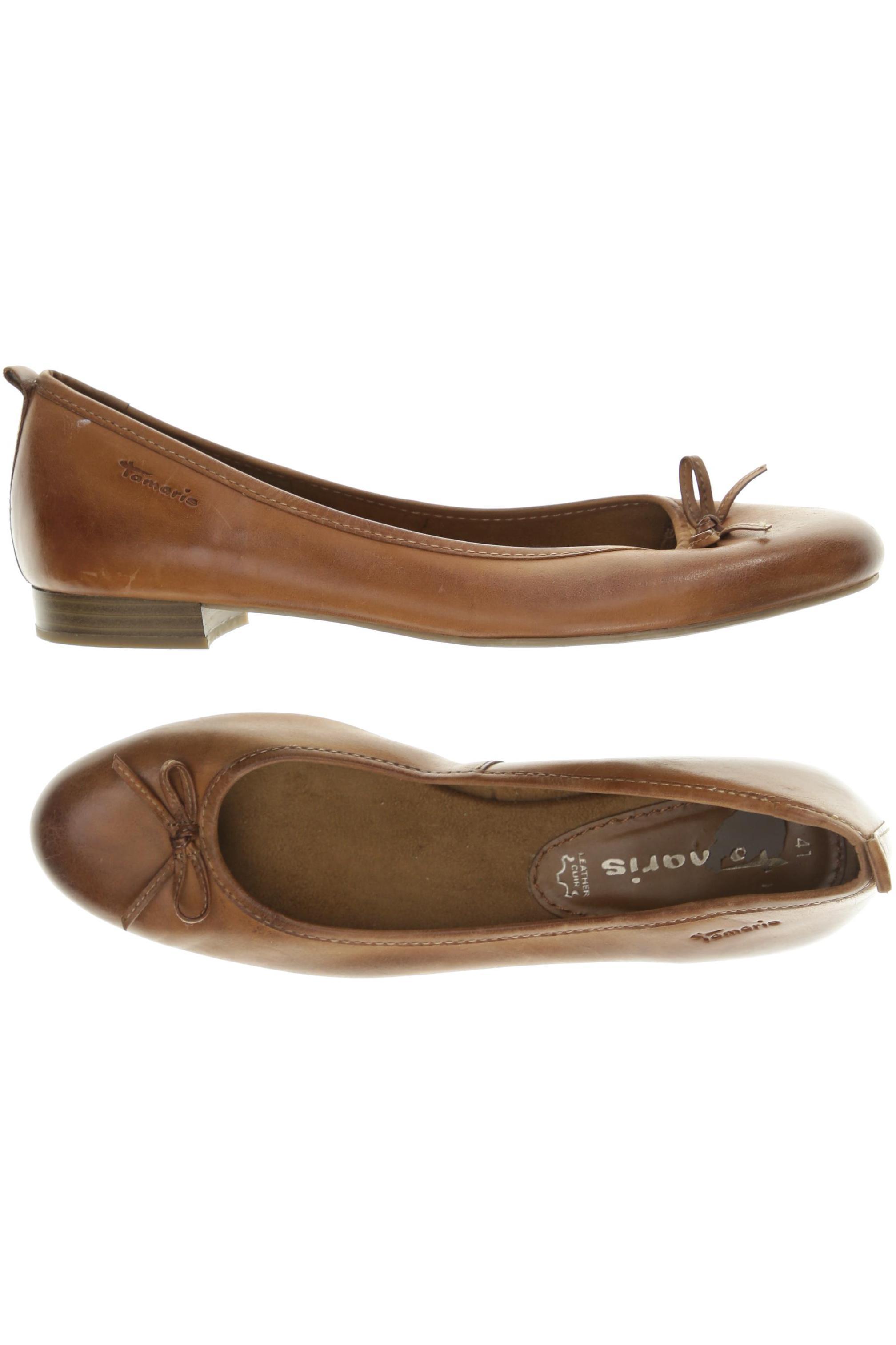 

Tamaris Damen Ballerinas, braun, Gr. 41