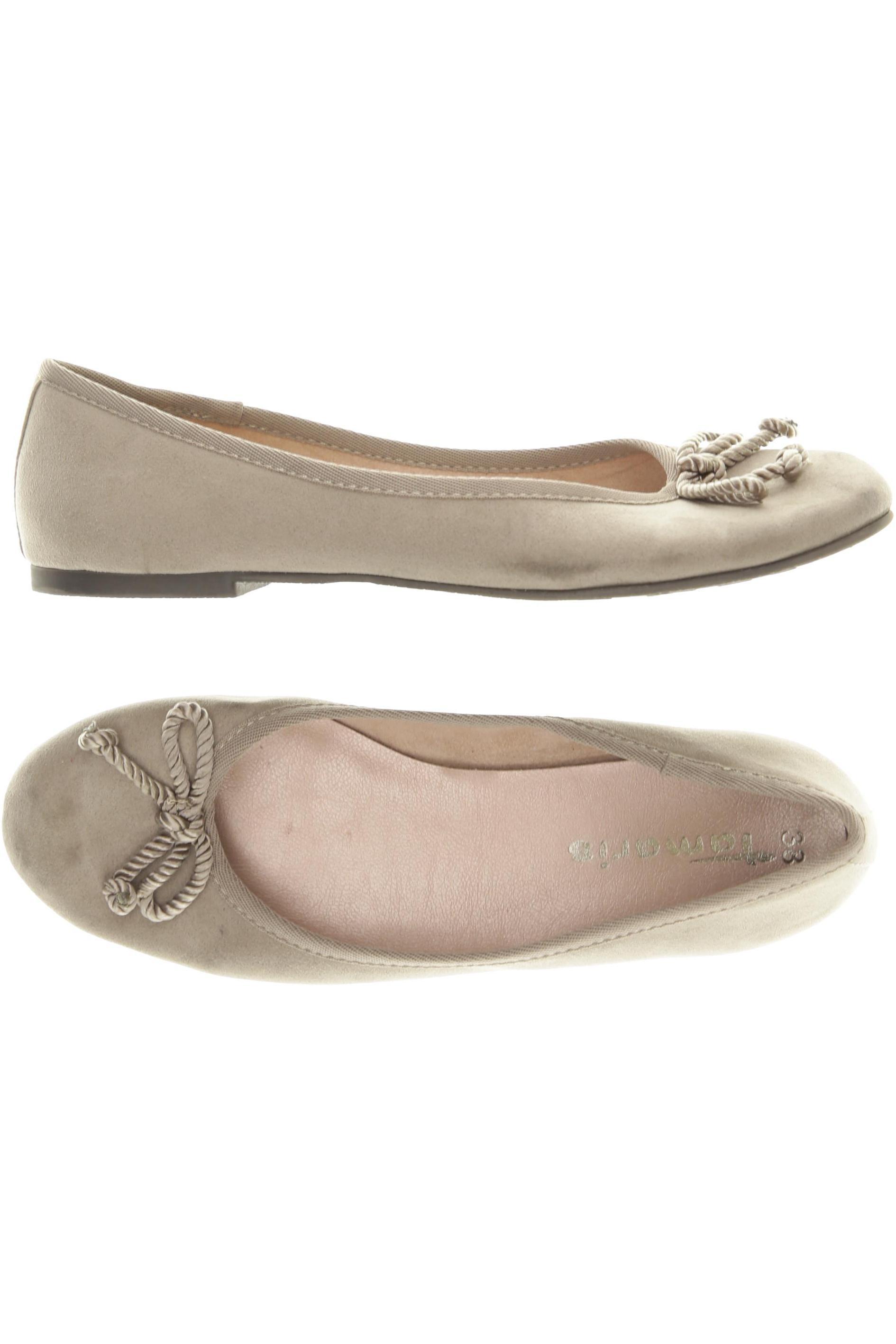 

Tamaris Damen Ballerinas, beige, Gr. 38