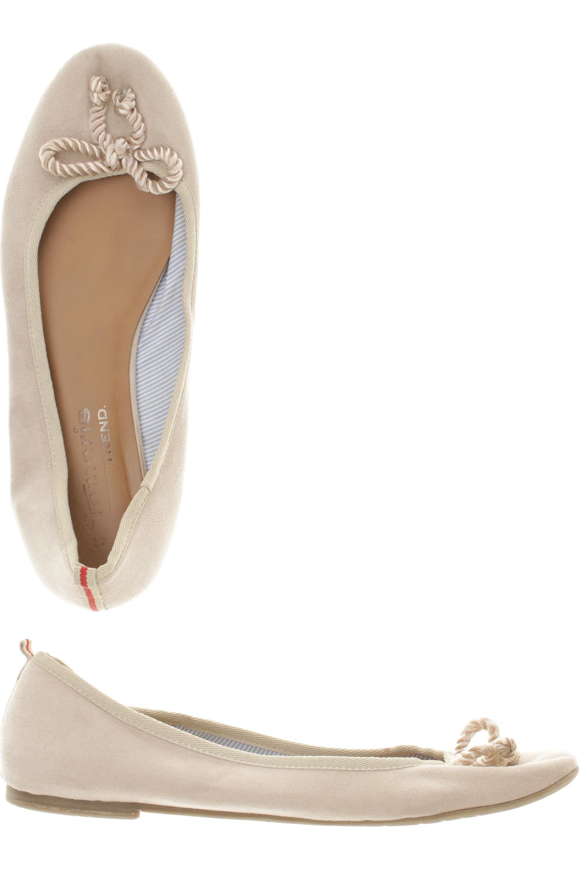 

Tamaris Damen Ballerinas, beige, Gr. 41