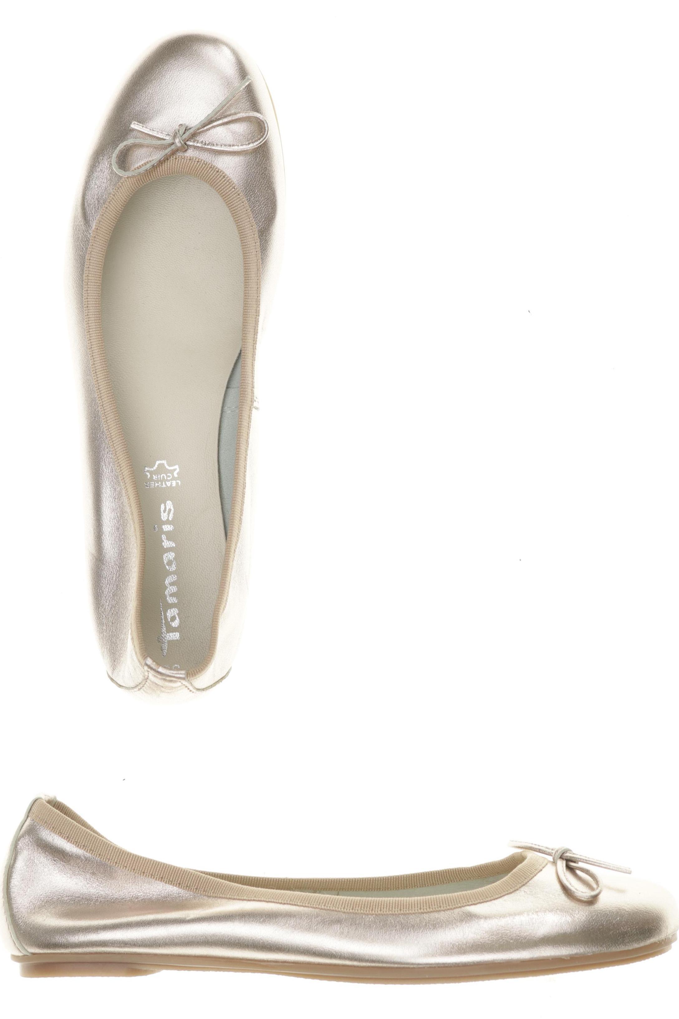 

Tamaris Damen Ballerinas, beige, Gr. 38