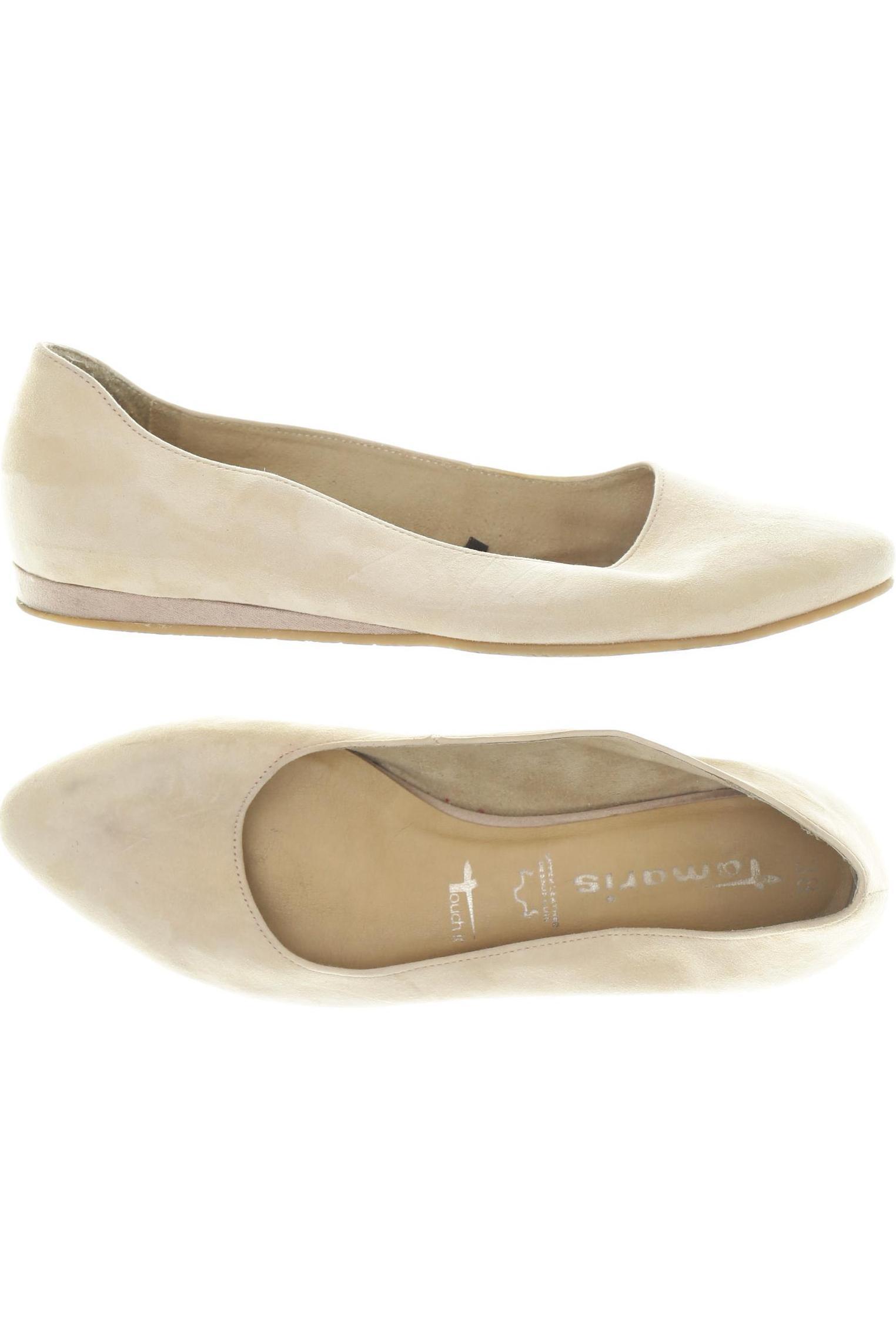 

Tamaris Damen Ballerinas, beige, Gr. 38