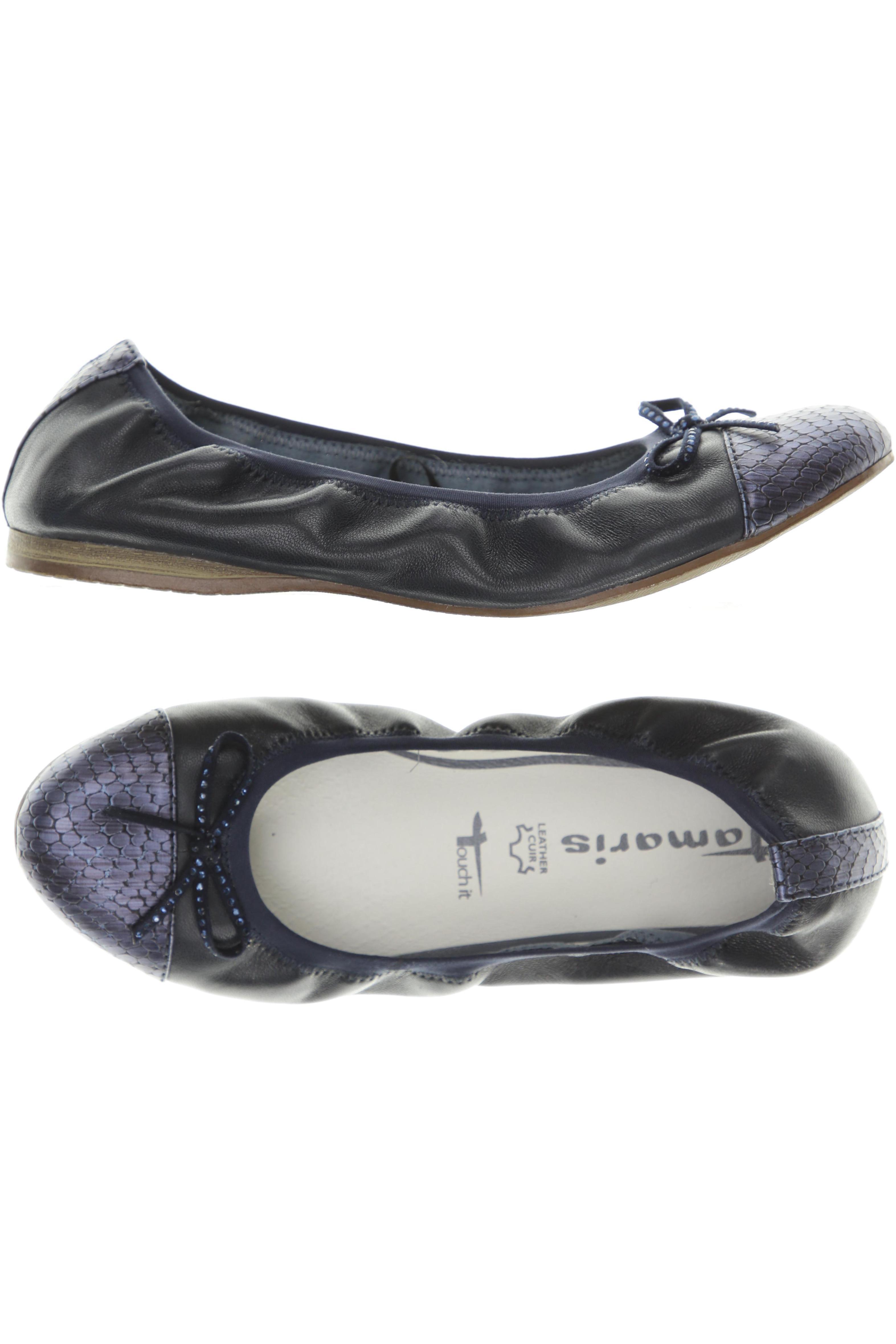 

Tamaris Damen Ballerinas, blau, Gr. 36