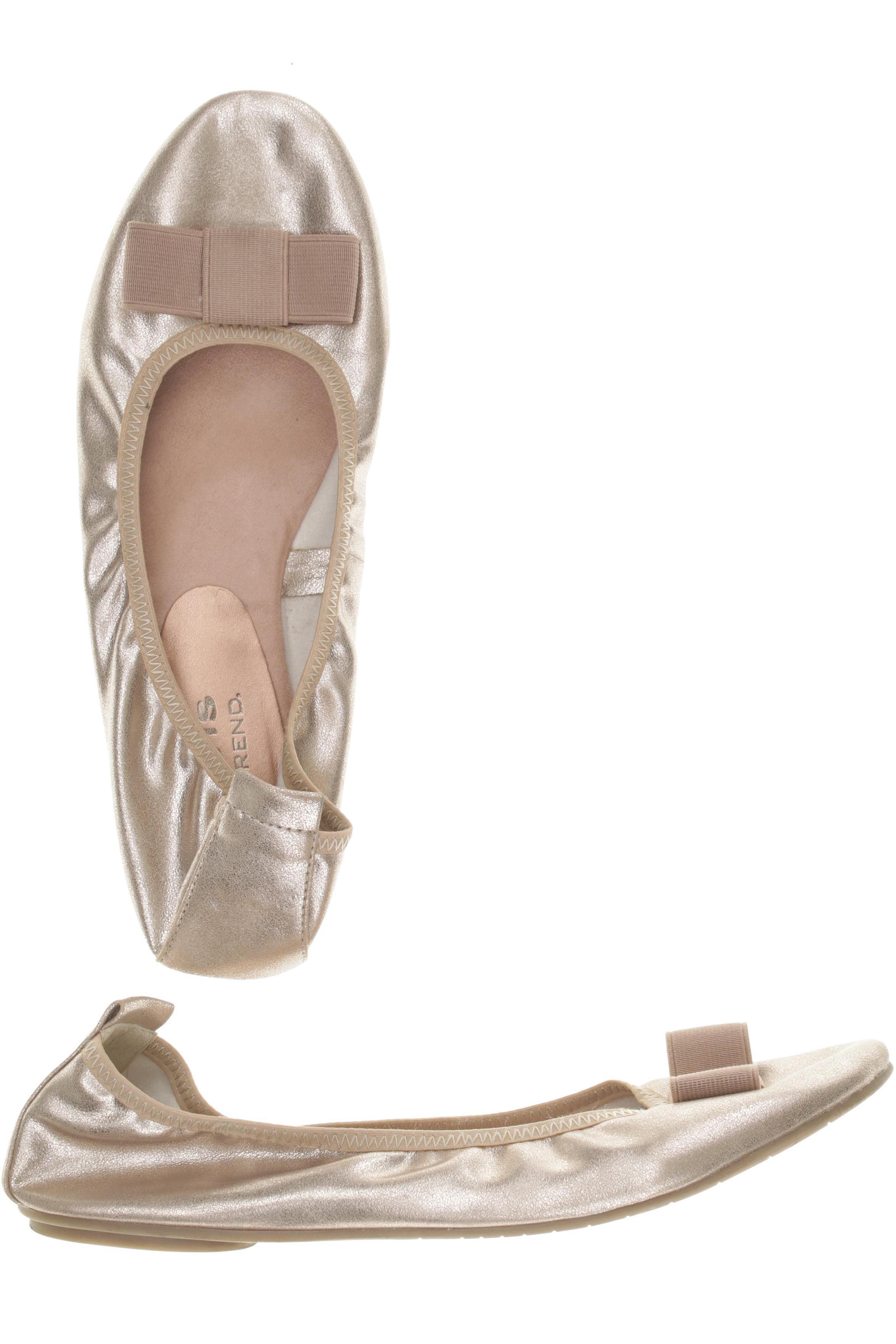 

Tamaris Damen Ballerinas, beige, Gr. 41