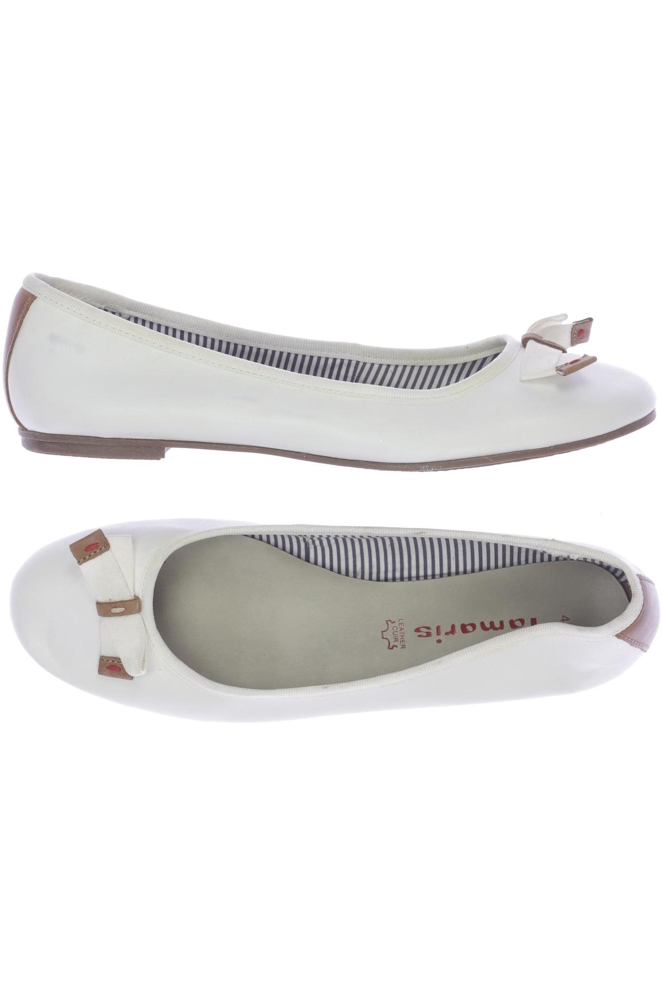 

Tamaris Damen Ballerinas, weiß, Gr. 41