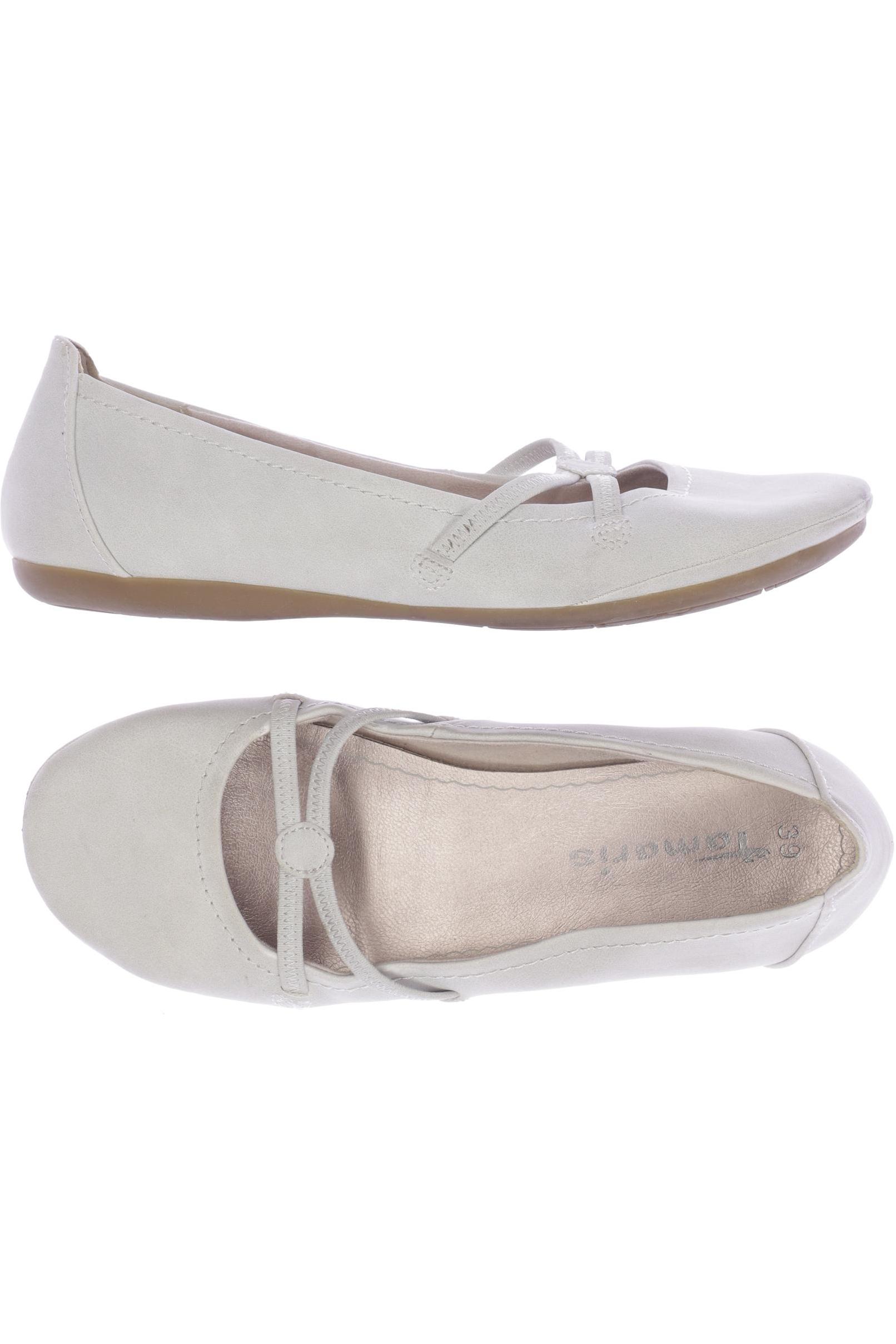 

Tamaris Damen Ballerinas, cremeweiß