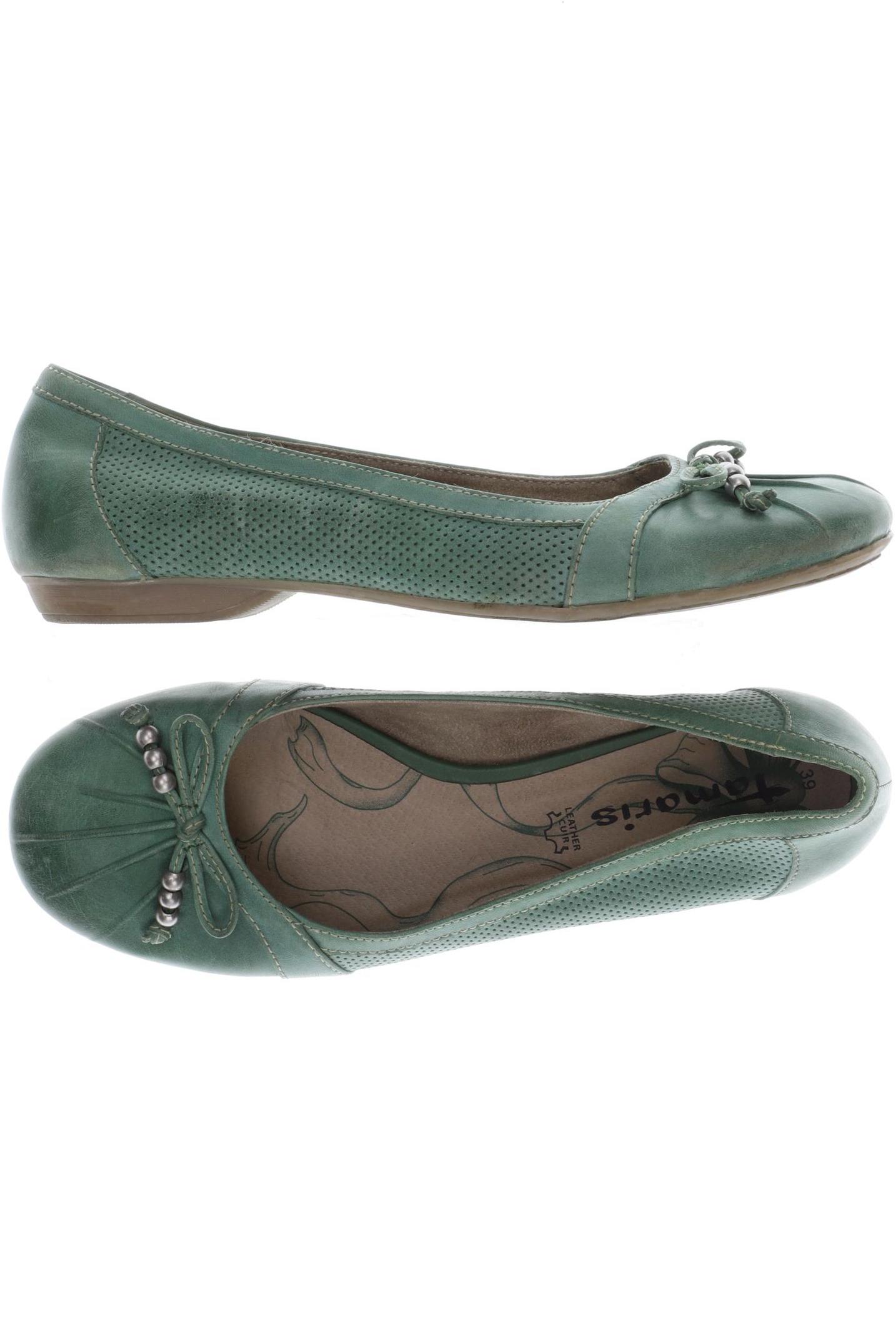 

Tamaris Damen Ballerinas, grün, Gr. 39