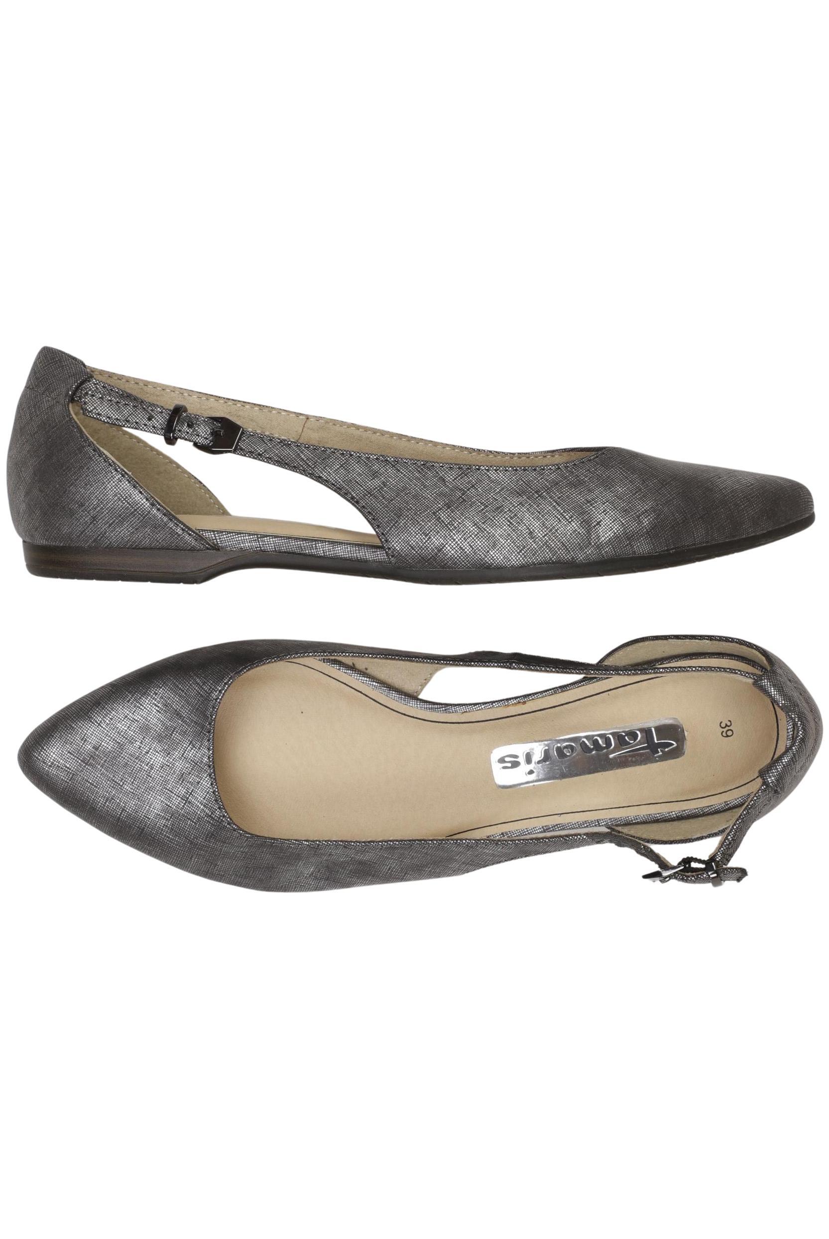 

Tamaris Damen Ballerinas, silber, Gr. 39